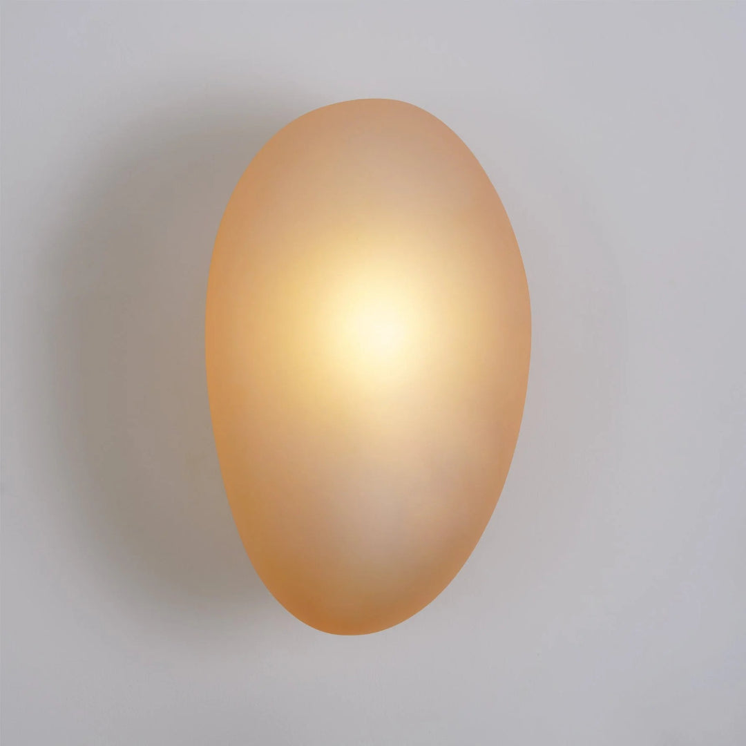 Ovale Glazen Wandlamp