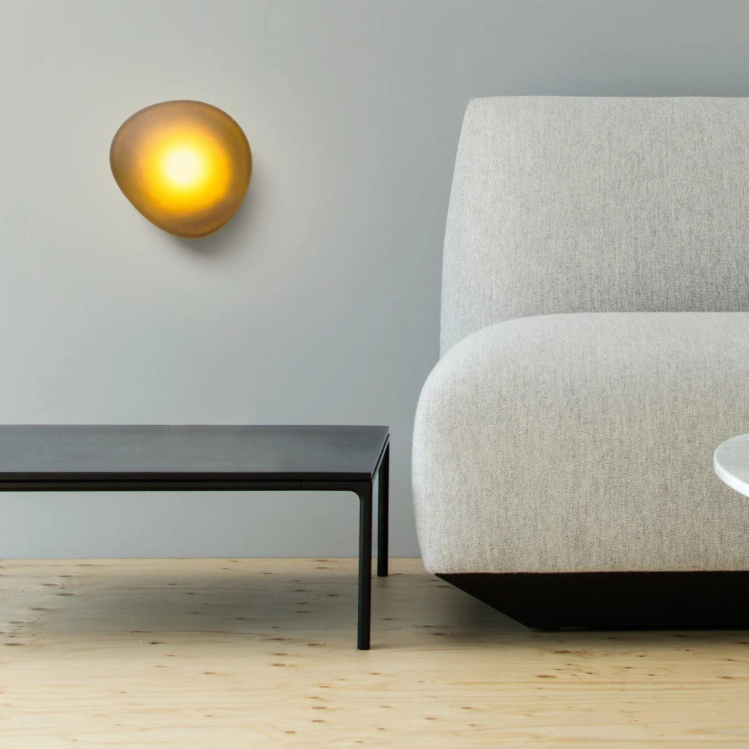 Ovale Glazen Wandlamp