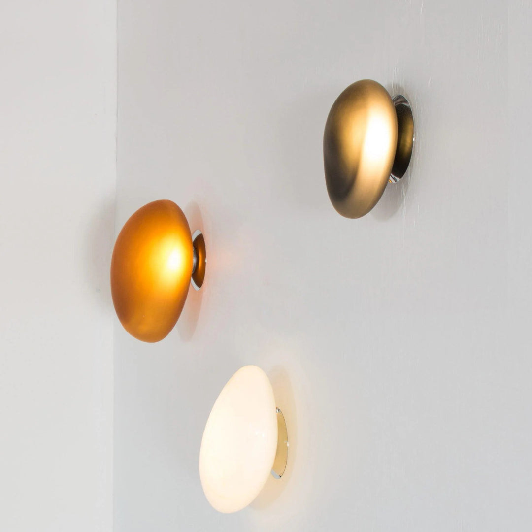 Ovale Glazen Wandlamp