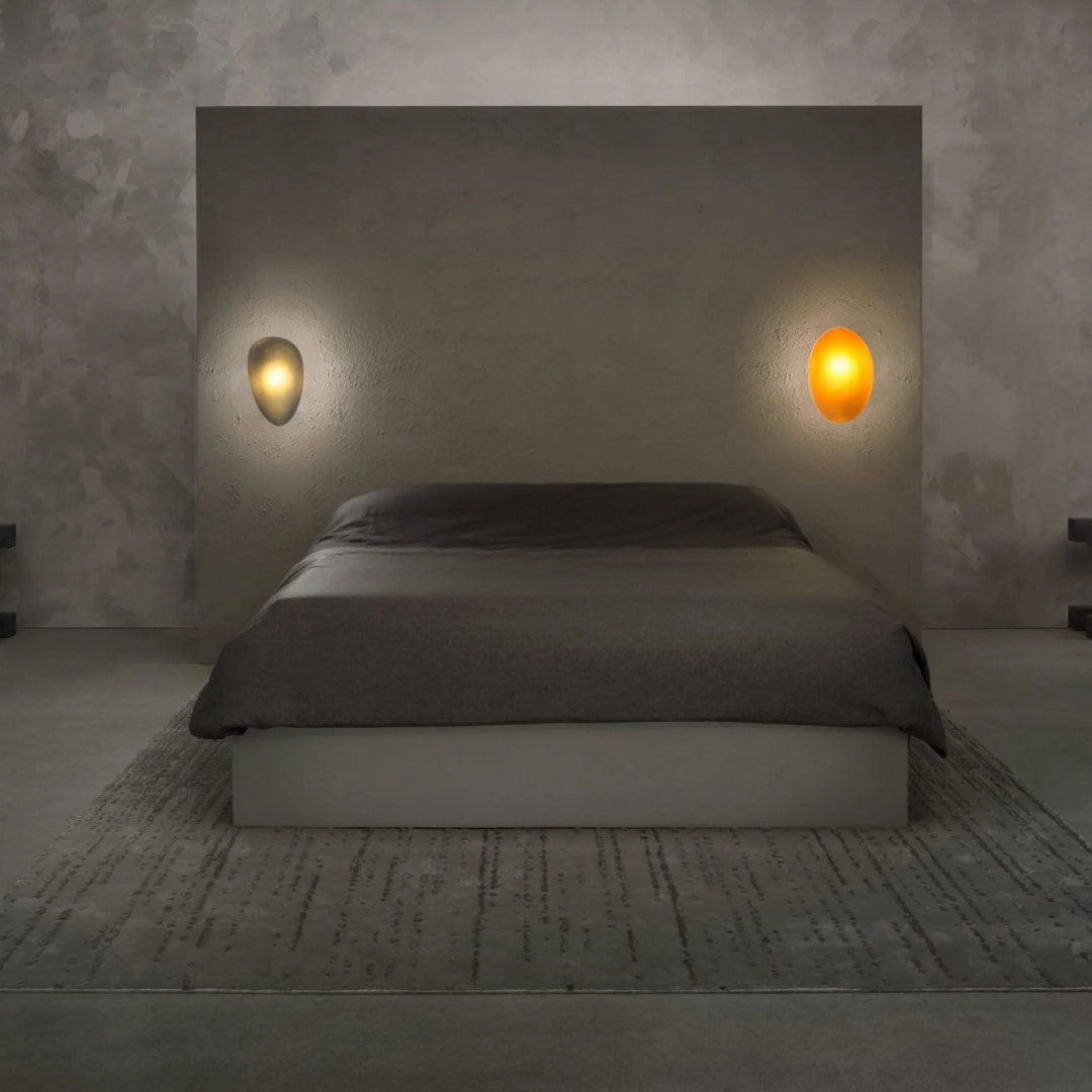 Ovale Glazen Wandlamp