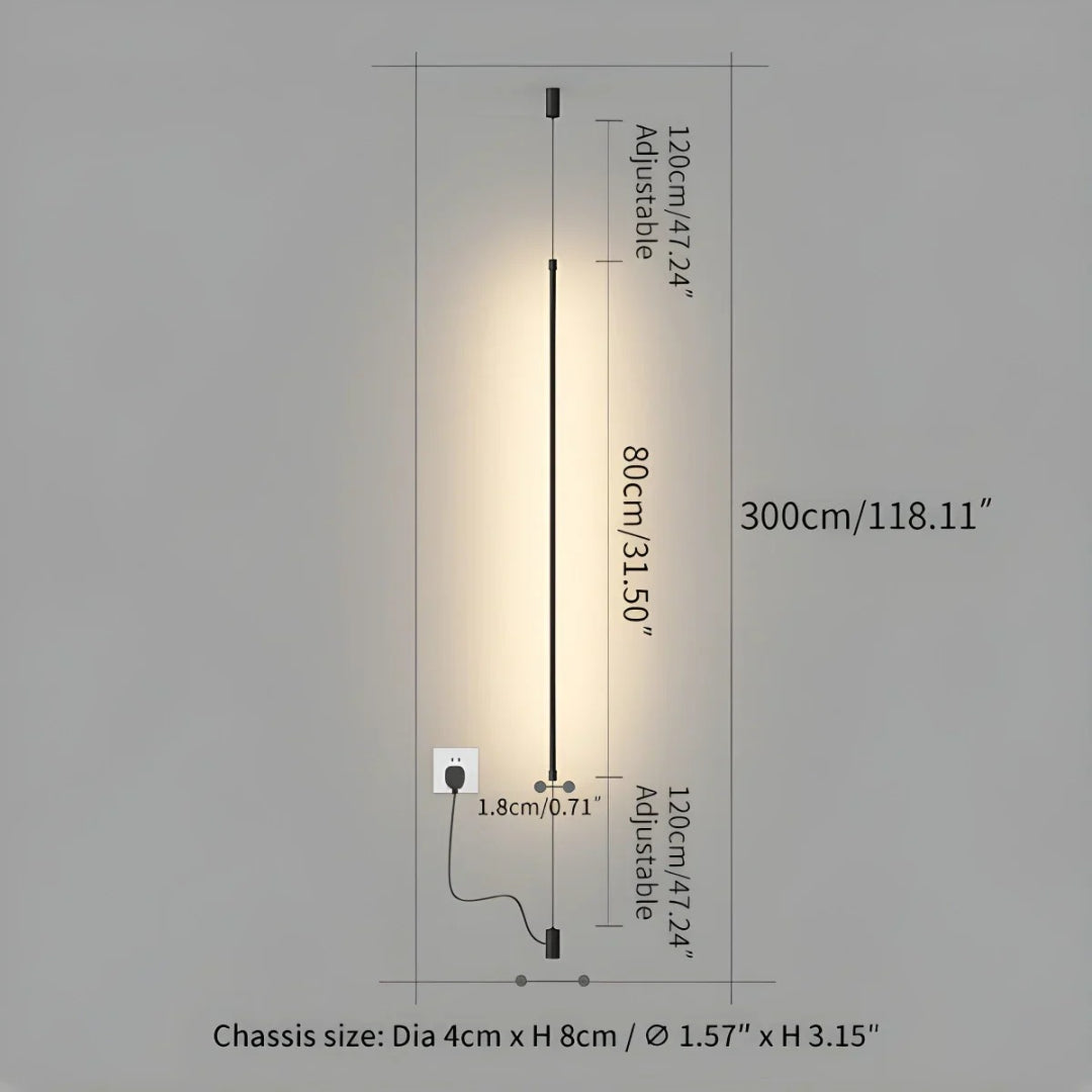 Moderne Lineaire LED Vloerlamp