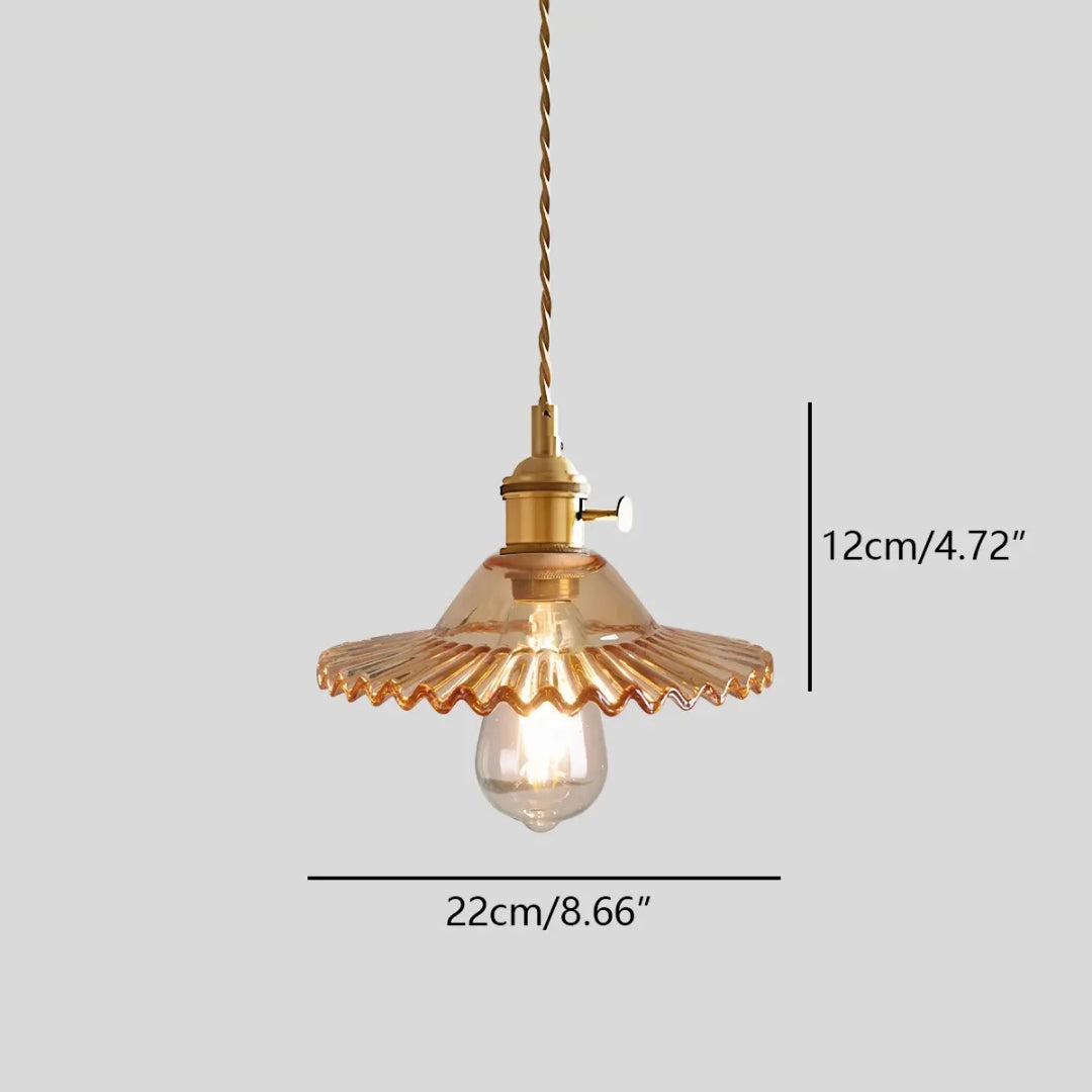 Klassieke Glazen Hanglamp