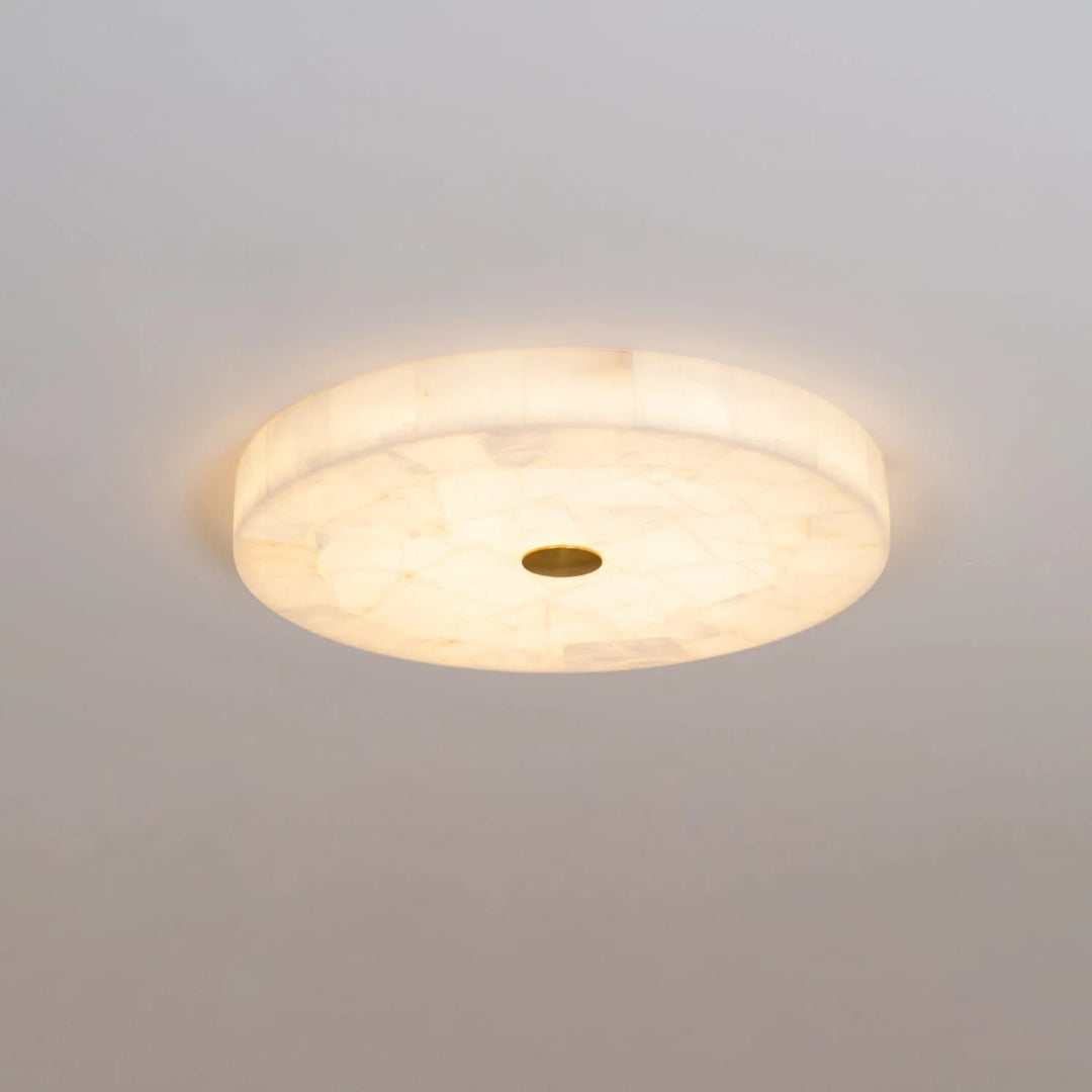 Minimalistische Marmeren Ronde Plafondlamp