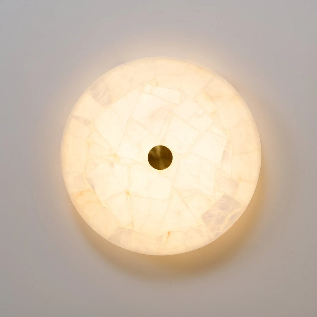 Minimalistische Marmeren Ronde Plafondlamp