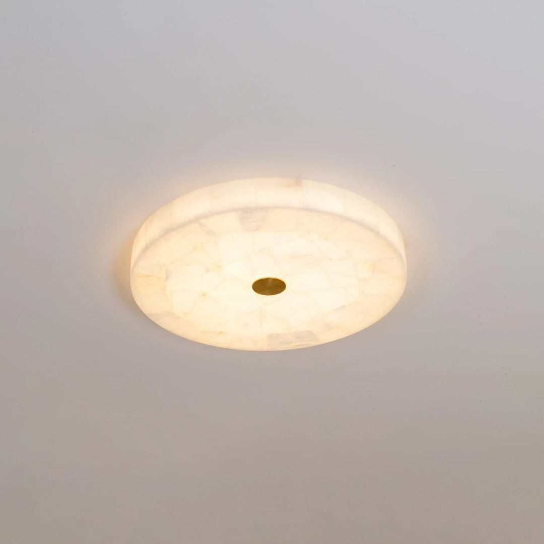 Minimalistische Marmeren Ronde Plafondlamp
