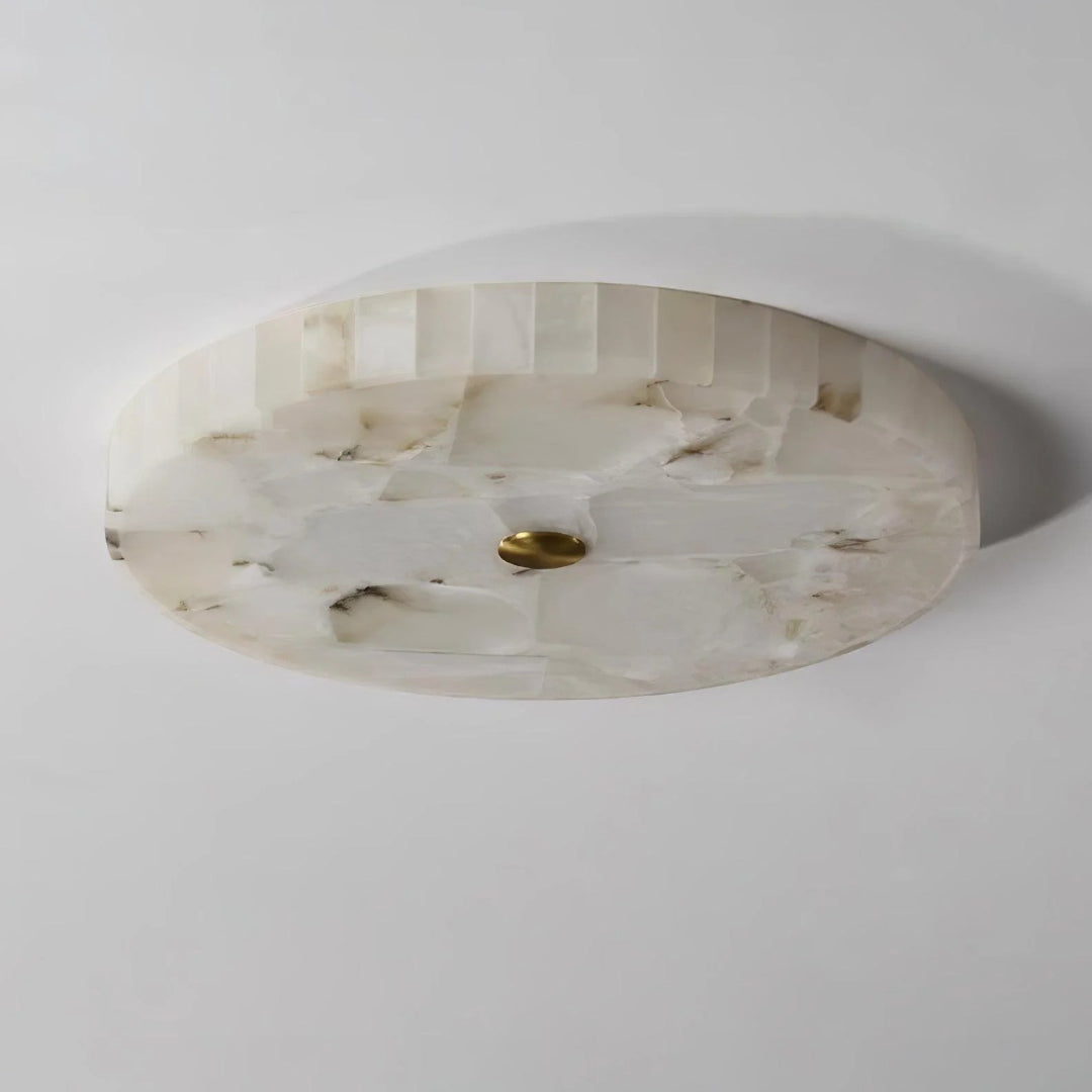Minimalistische Marmeren Ronde Plafondlamp