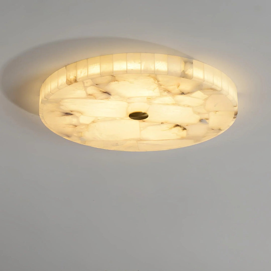 Minimalistische Marmeren Ronde Plafondlamp