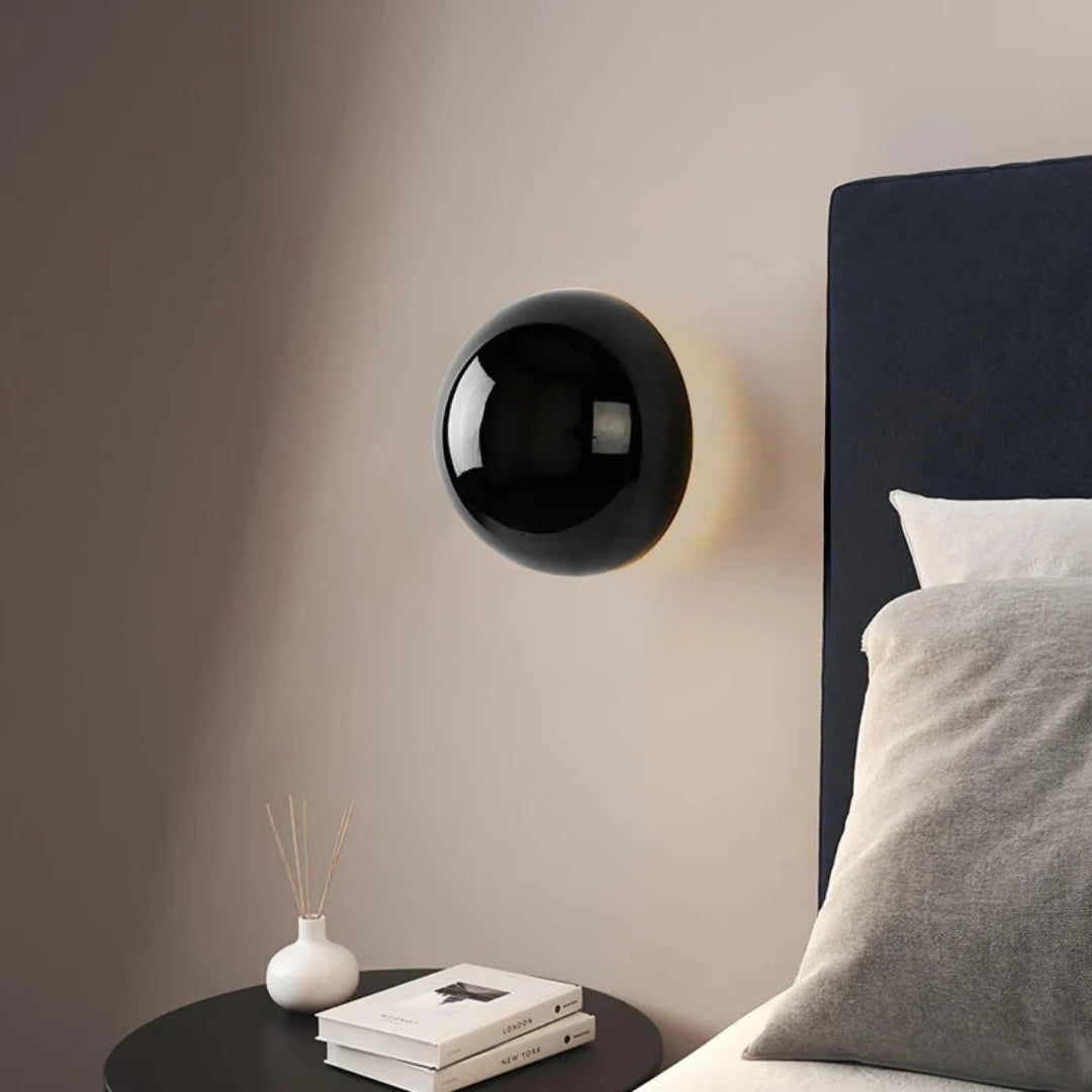 Moderne Ronde Metalen Wandlamp