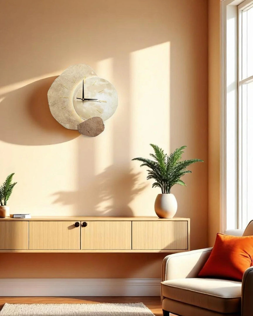 Contemporaine LED wandklok