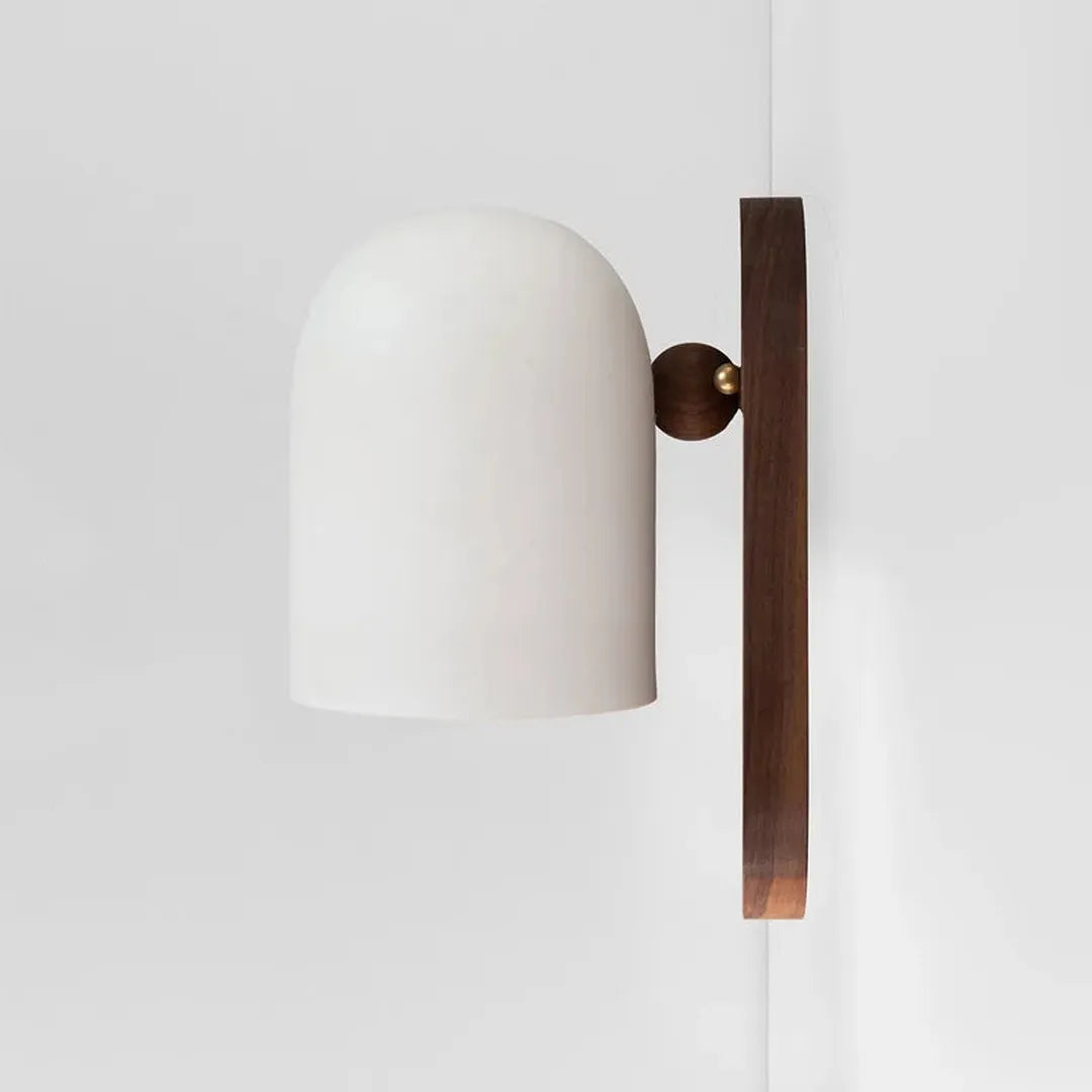 Wabi-Sabi Houten Wandlamp