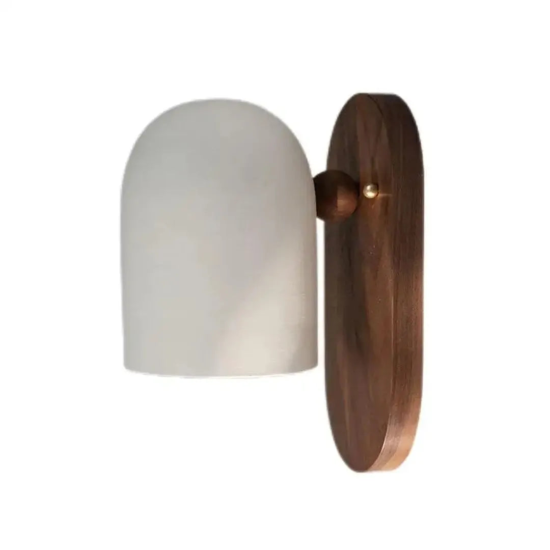 Wabi-Sabi Houten Wandlamp