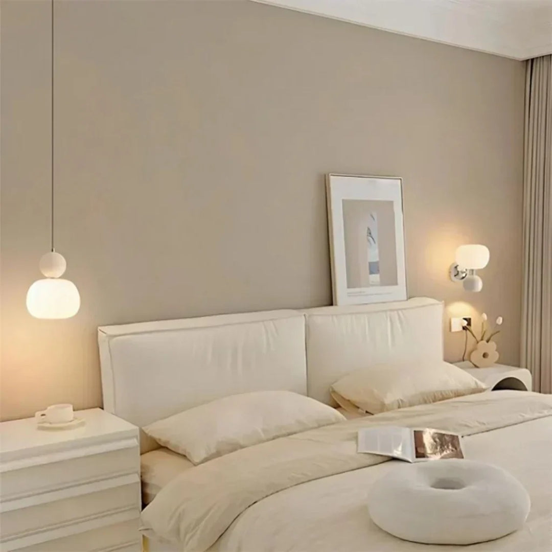 Ronde glazen bol hanglamp