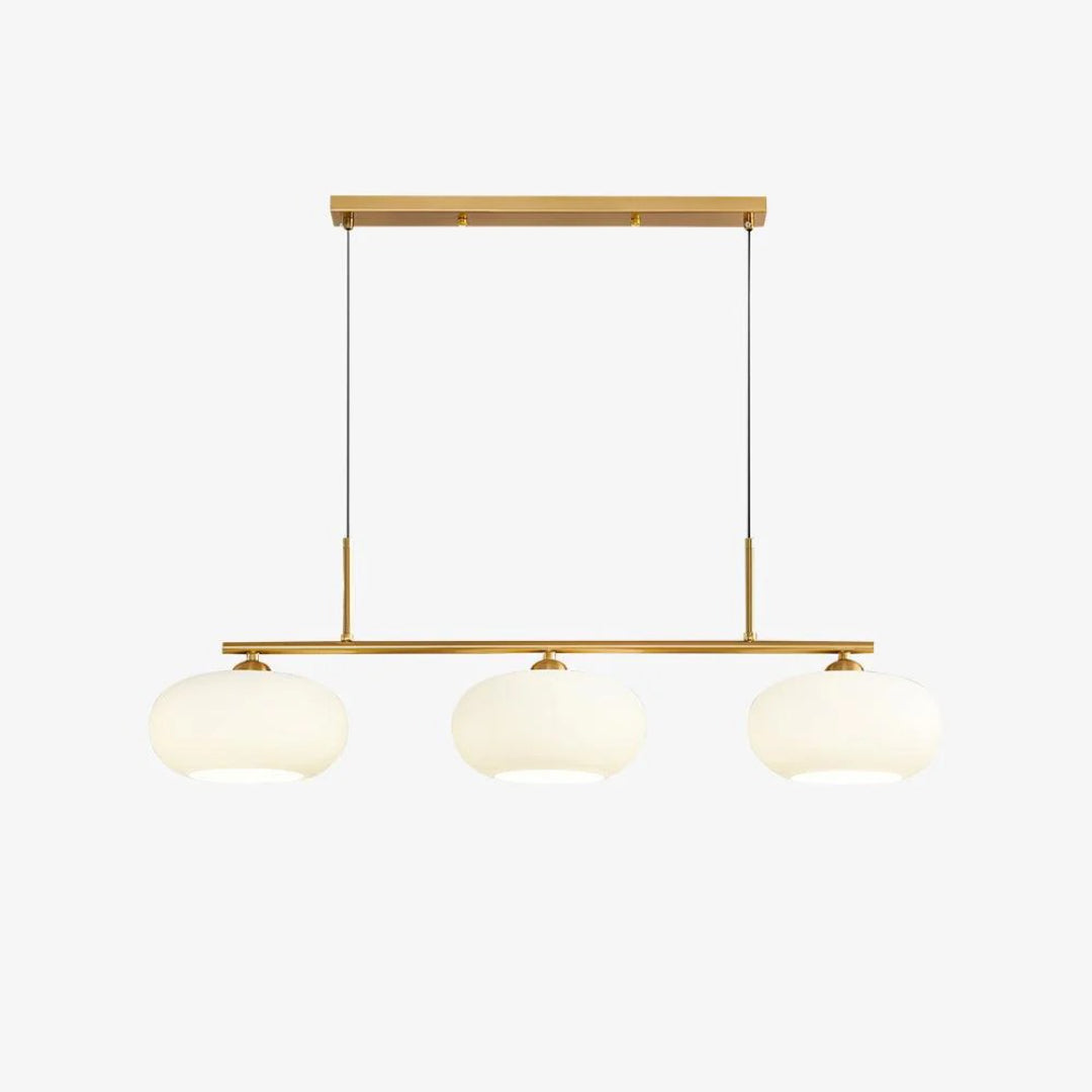 Lineaire Glazen Drievoudige Hanglamp