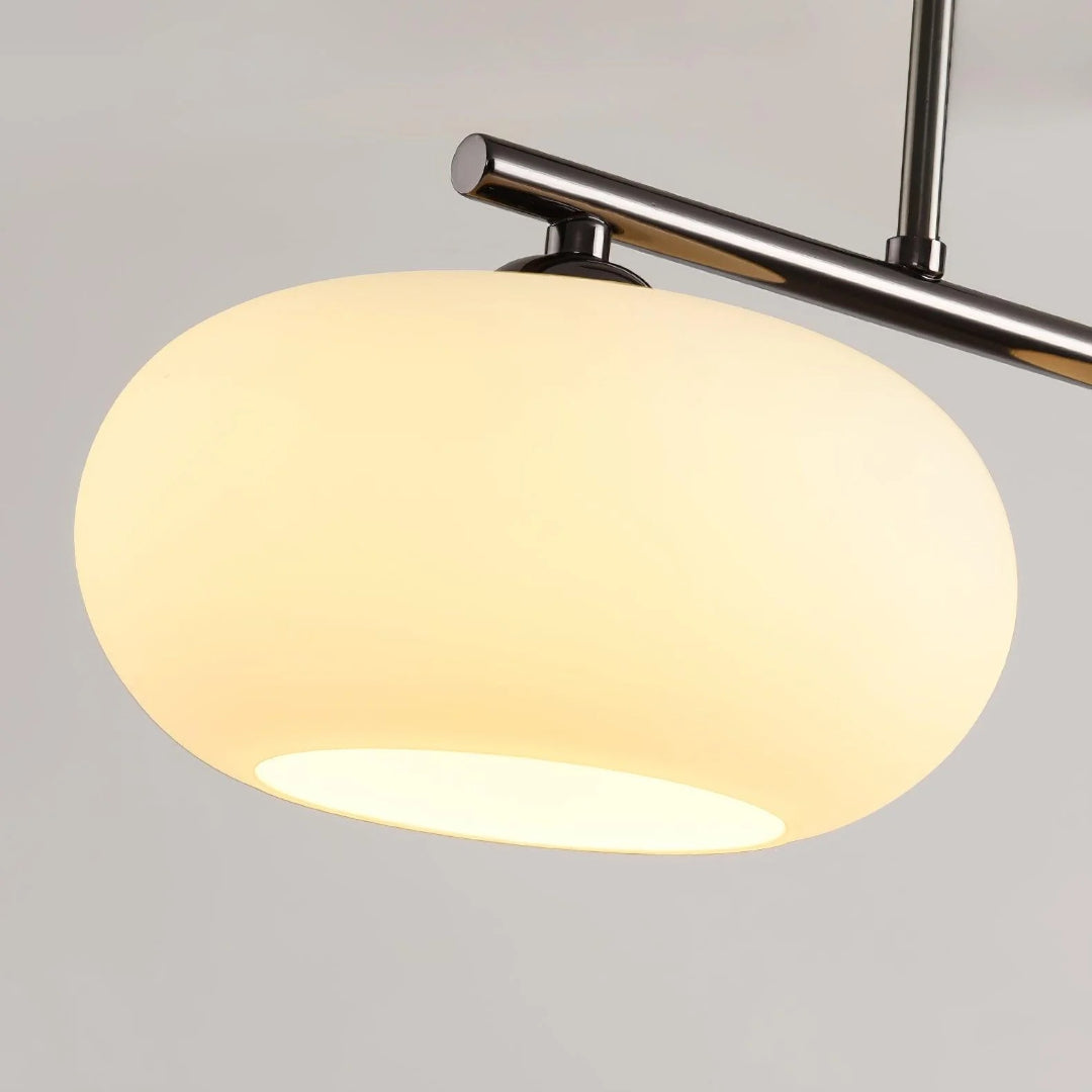 Lineaire Glazen Drievoudige Hanglamp
