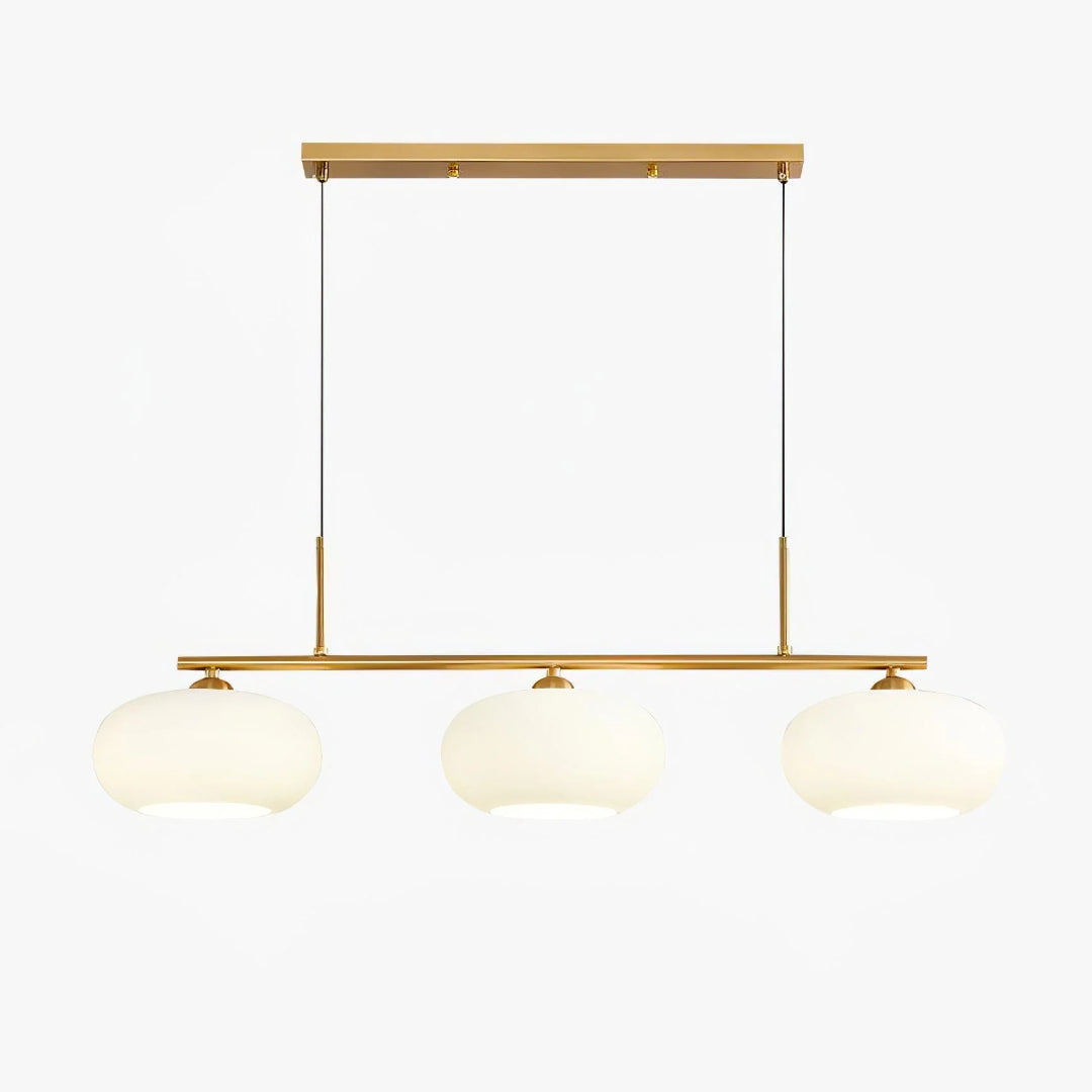 Lineaire Glazen Drievoudige Hanglamp