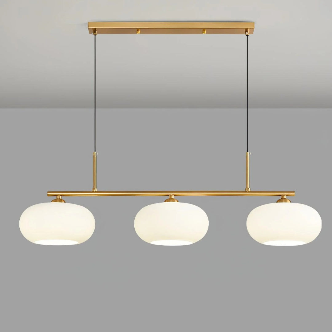 Lineaire Glazen Drievoudige Hanglamp