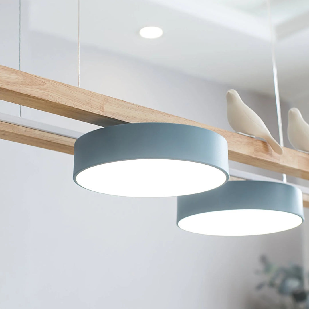 Scandinavische Houten Hanglamp