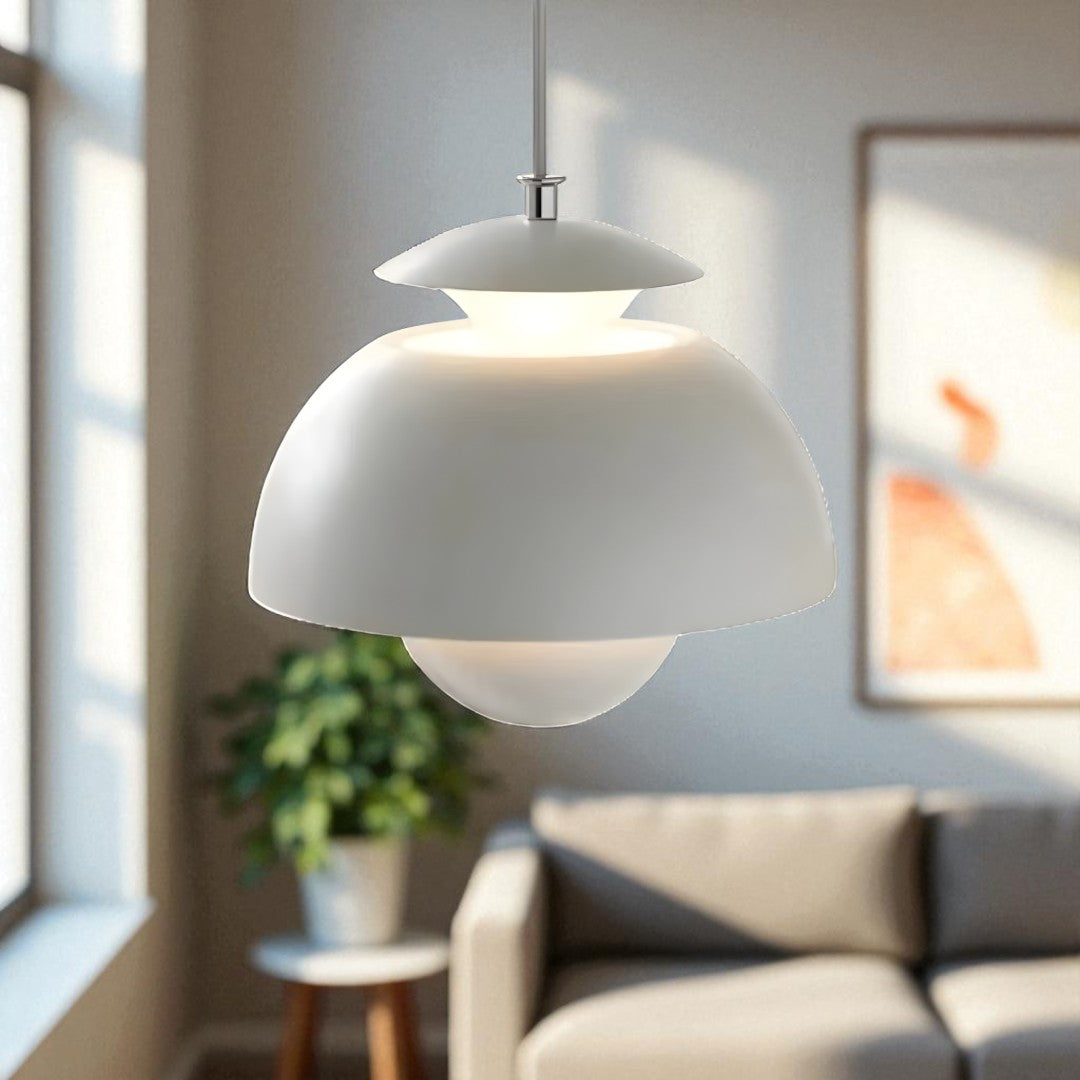 Scandinavische Glazen Koepel Hanglamp