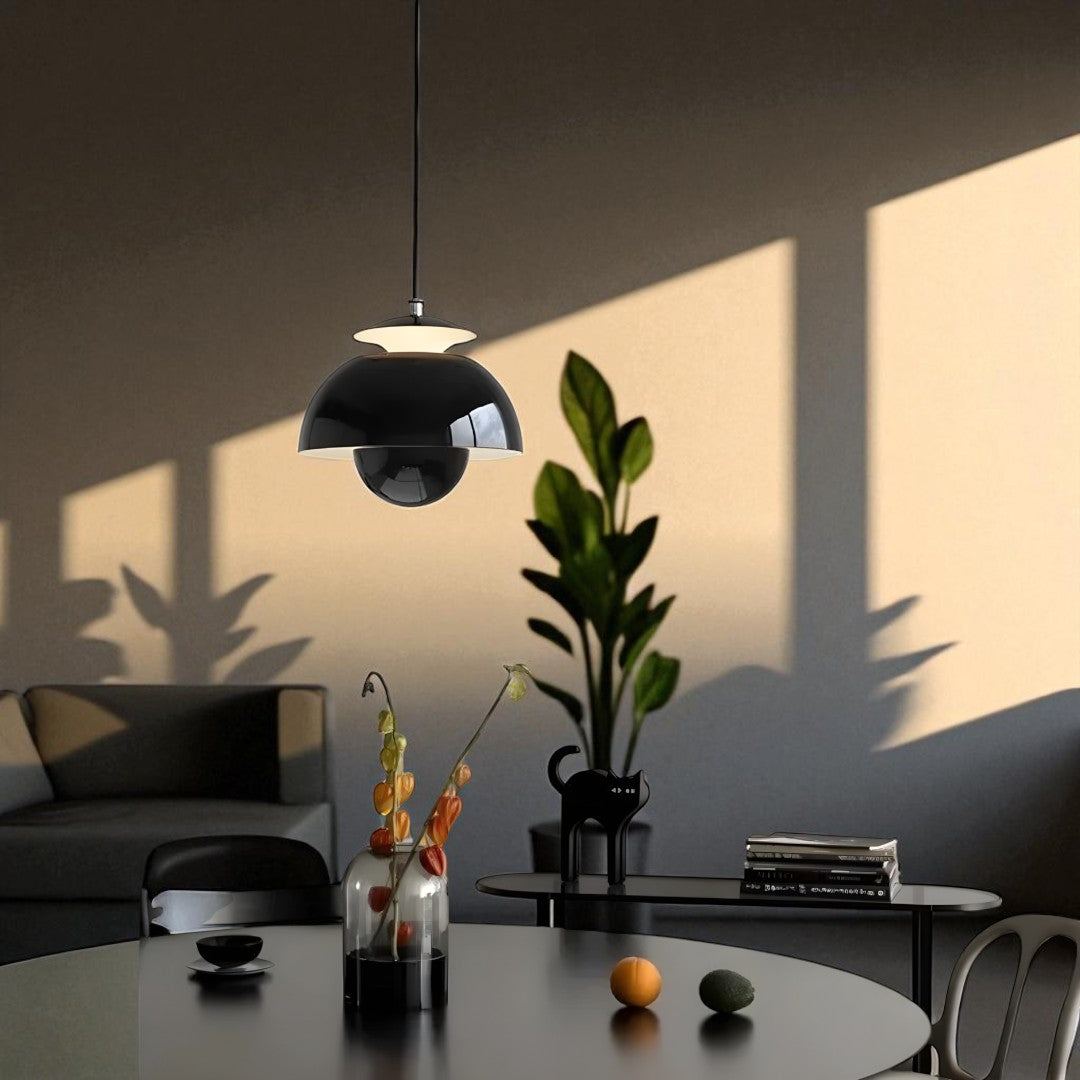 Scandinavische Glazen Koepel Hanglamp