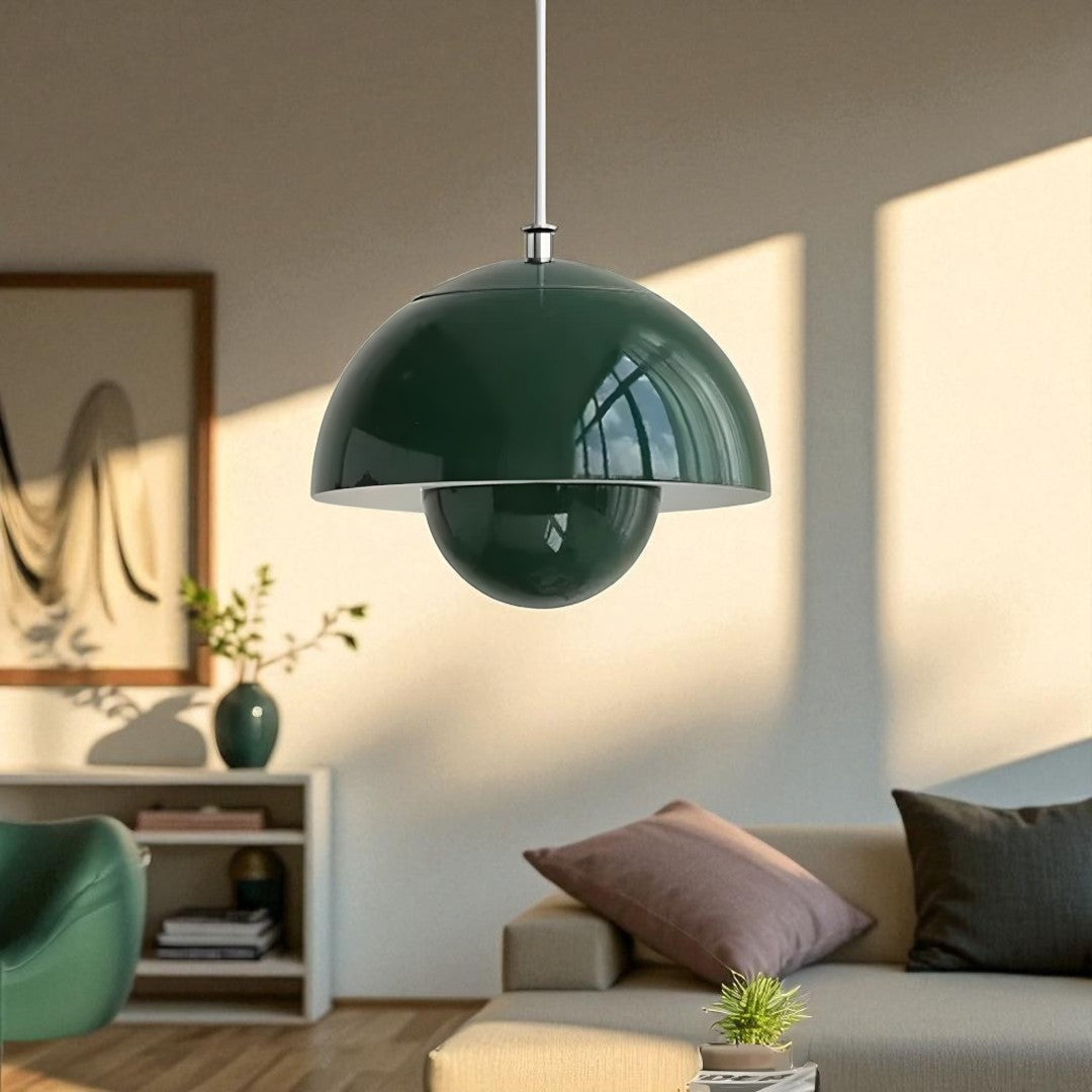 Scandinavische Glazen Koepel Hanglamp