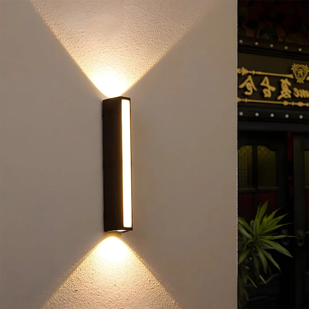 Minimalistische Buisvormige Buitenwandlamp