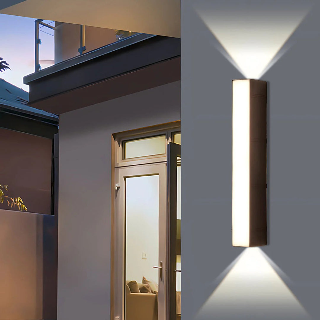 Minimalistische Buisvormige Buitenwandlamp