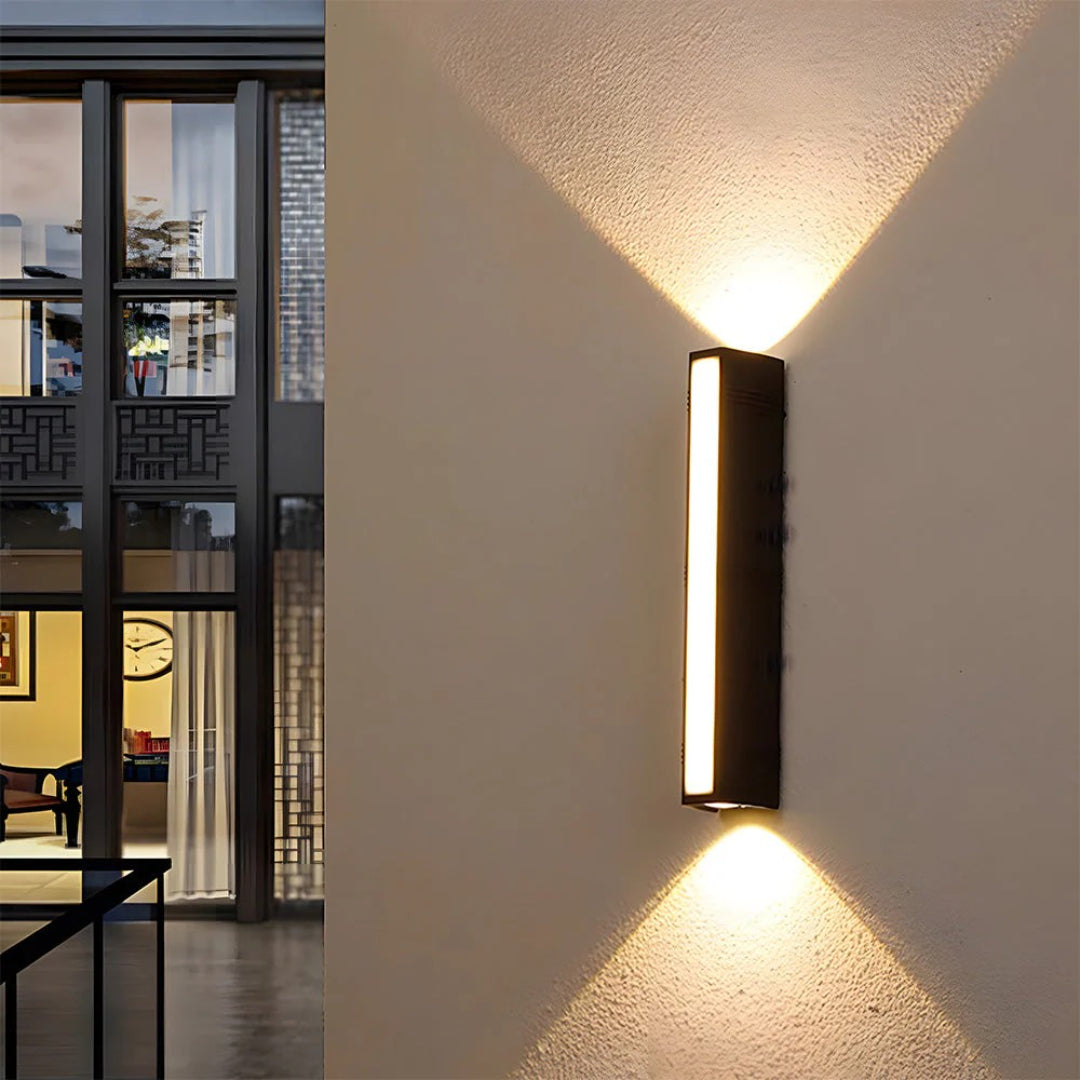 Minimalistische Buisvormige Buitenwandlamp