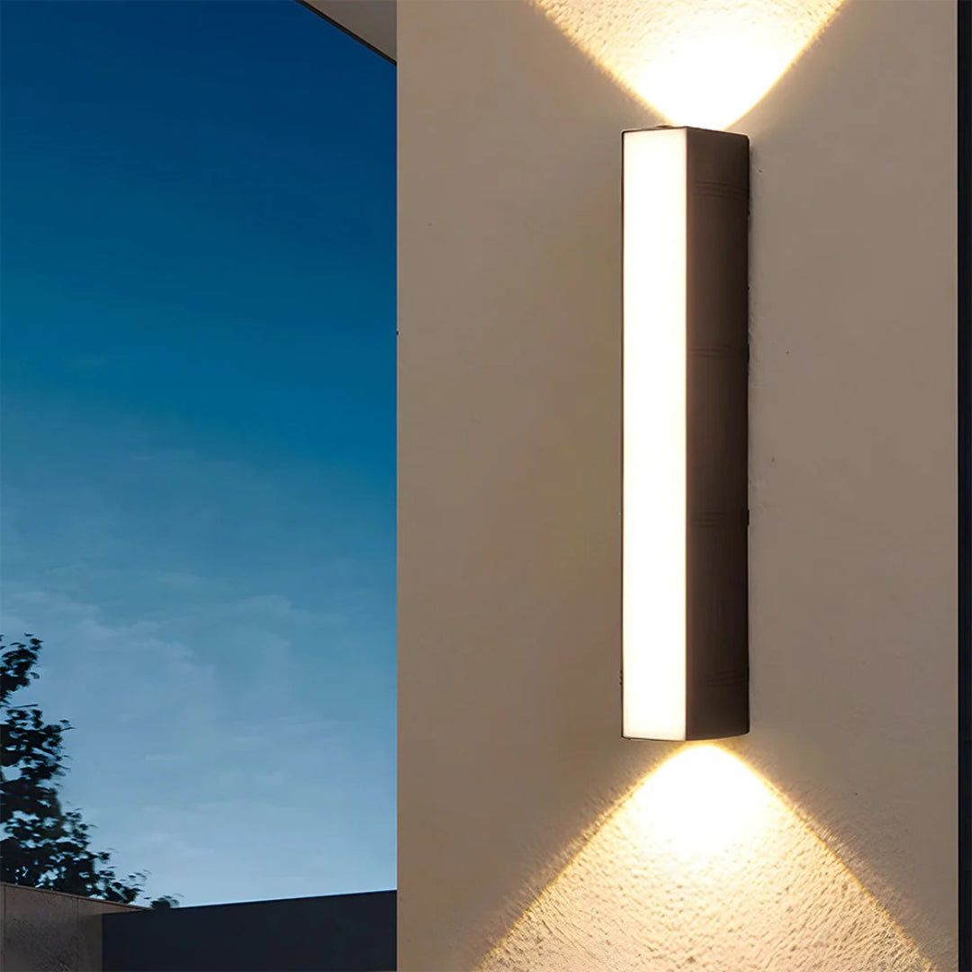 Minimalistische Buisvormige Buitenwandlamp