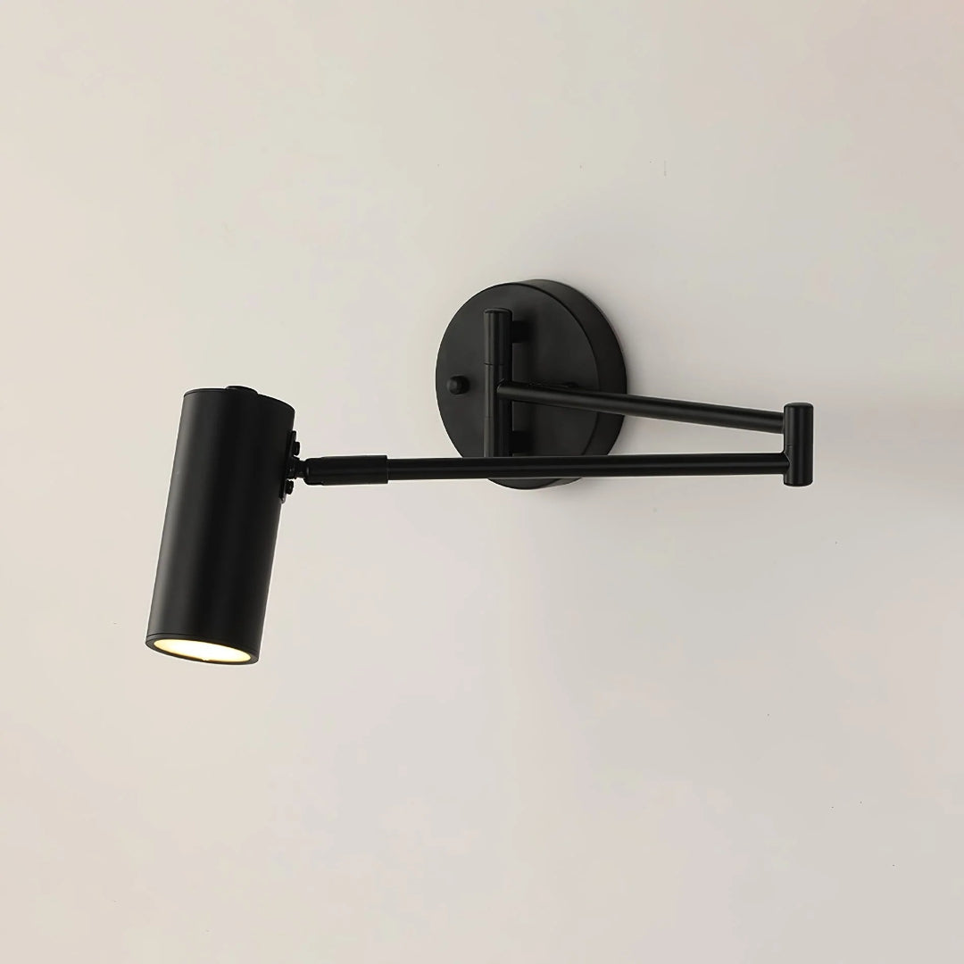 Industriële metalen wandlamp