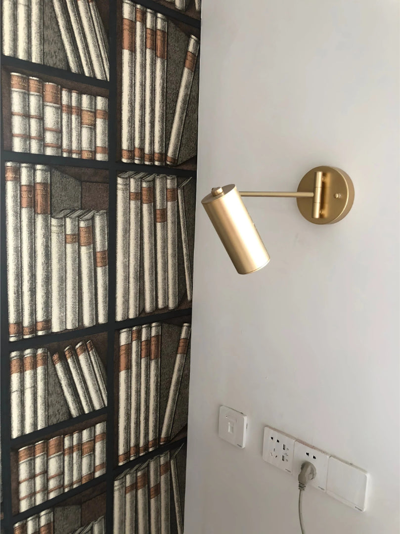 Industriële metalen wandlamp