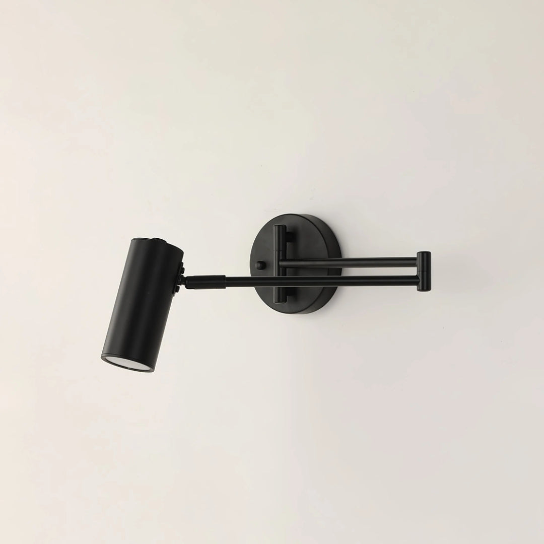 Industriële metalen wandlamp