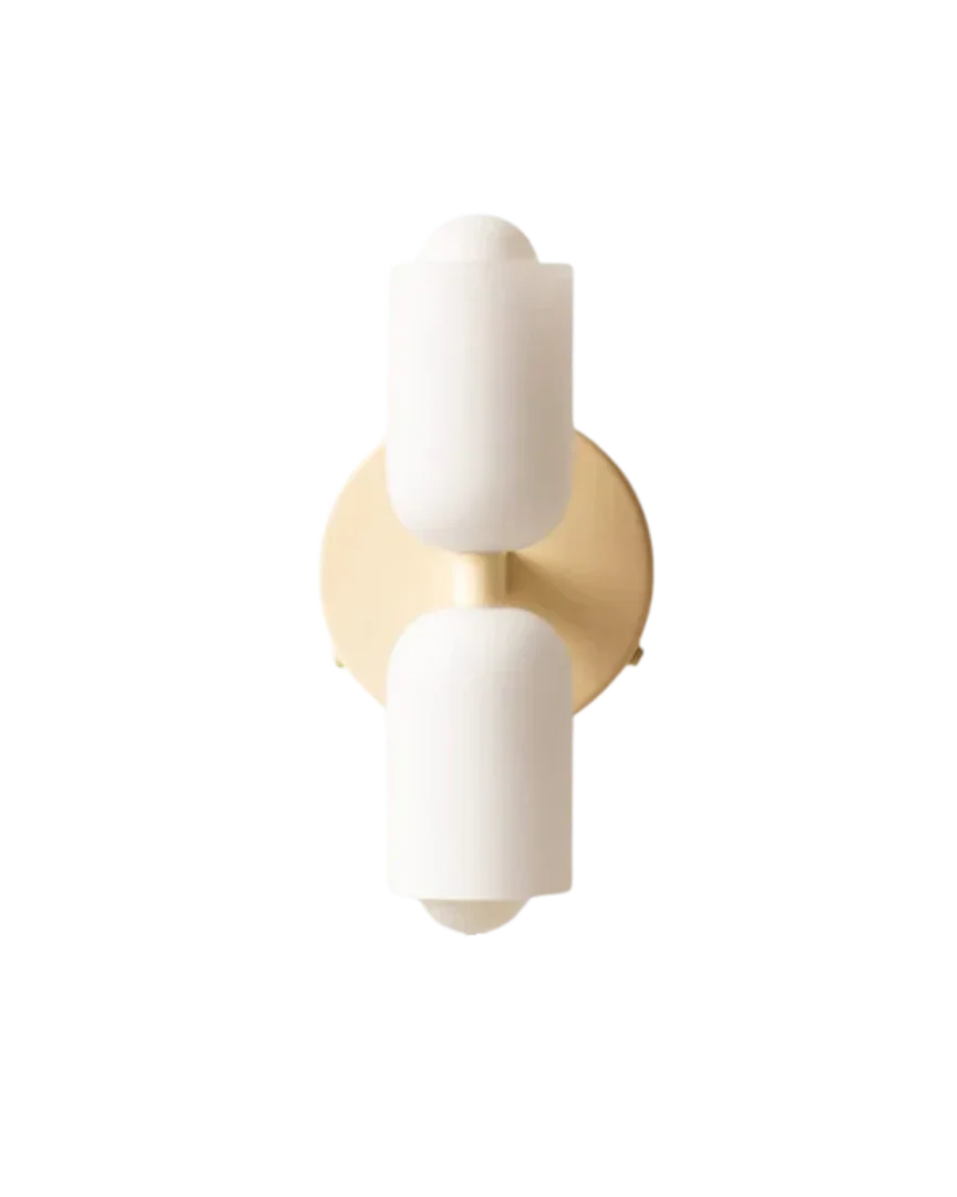 Moderne dubbele wandlamp