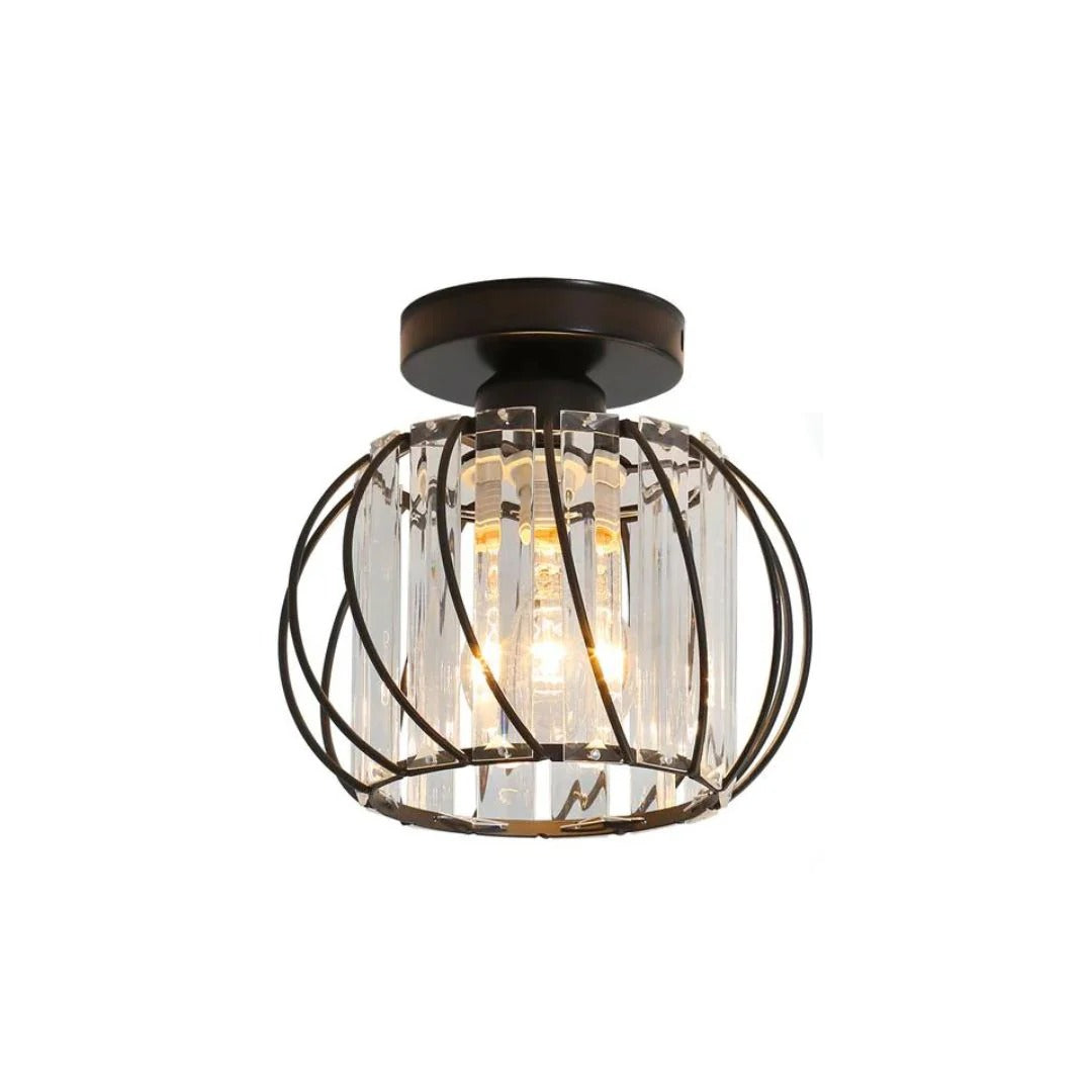 Vintage Kristallen Plafondlamp