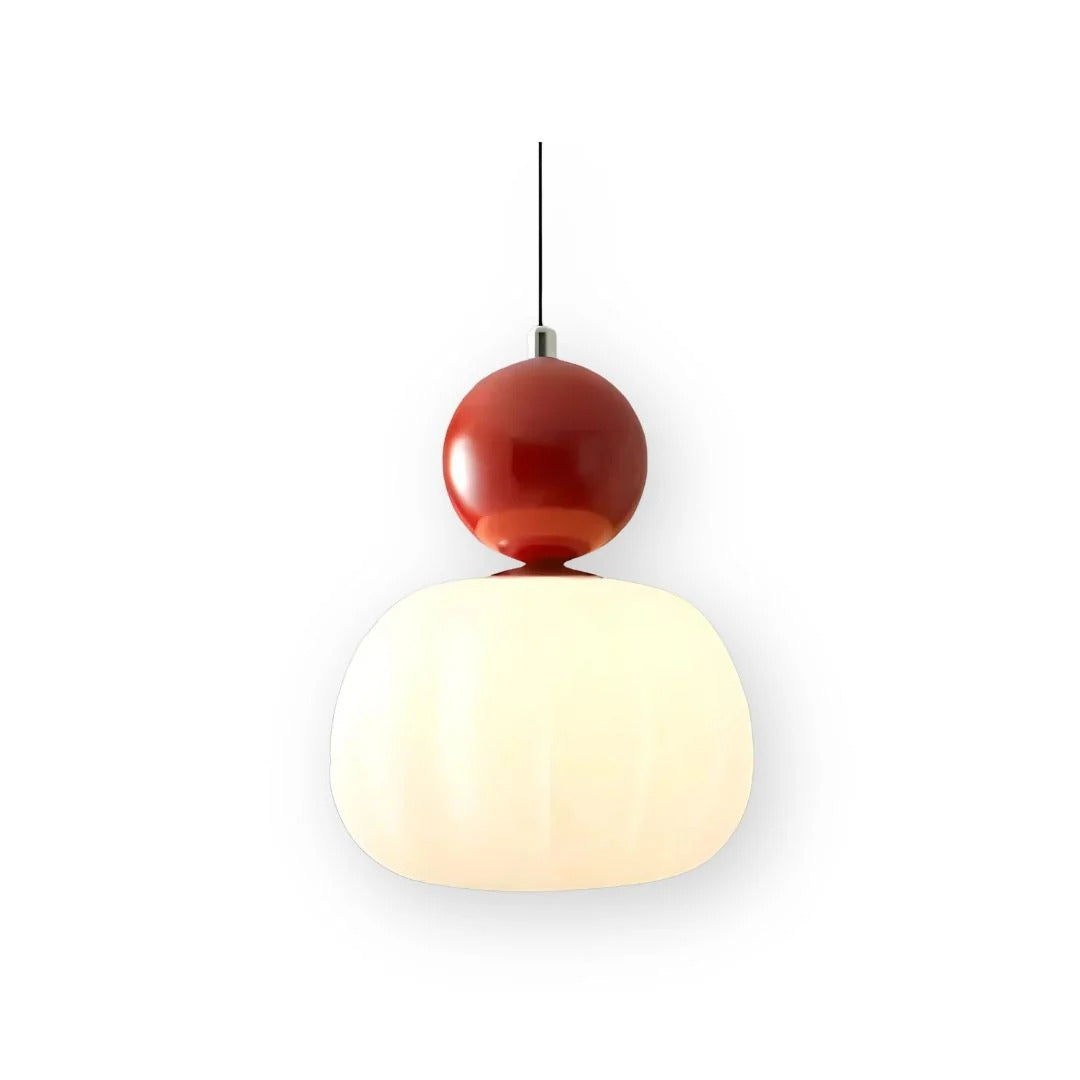 Ronde glazen bol hanglamp