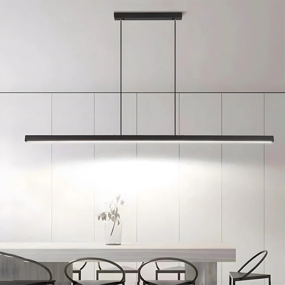 Lineaire LED metalen hanglamp