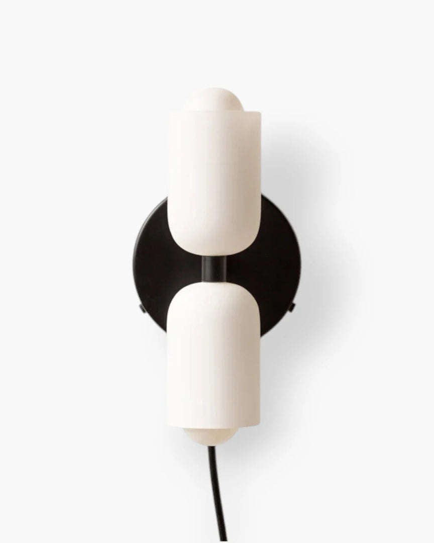 Moderne dubbele wandlamp