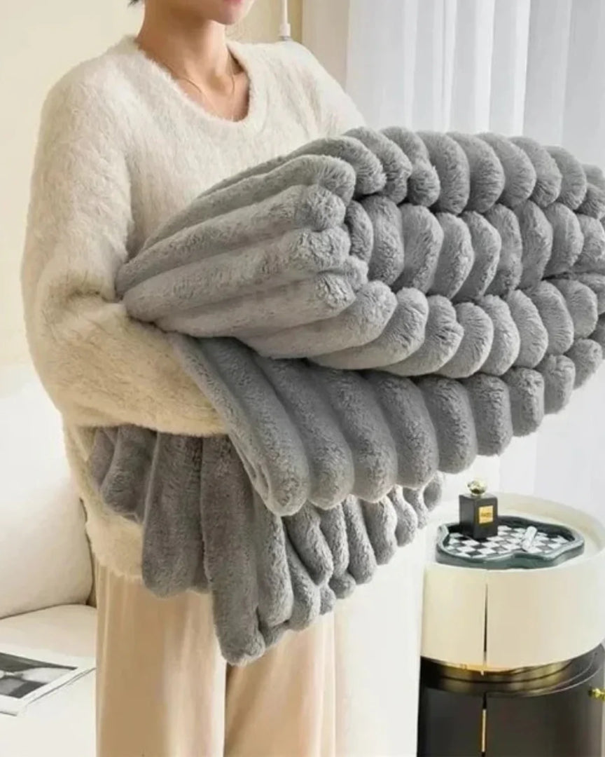 Moderne pluche plaid