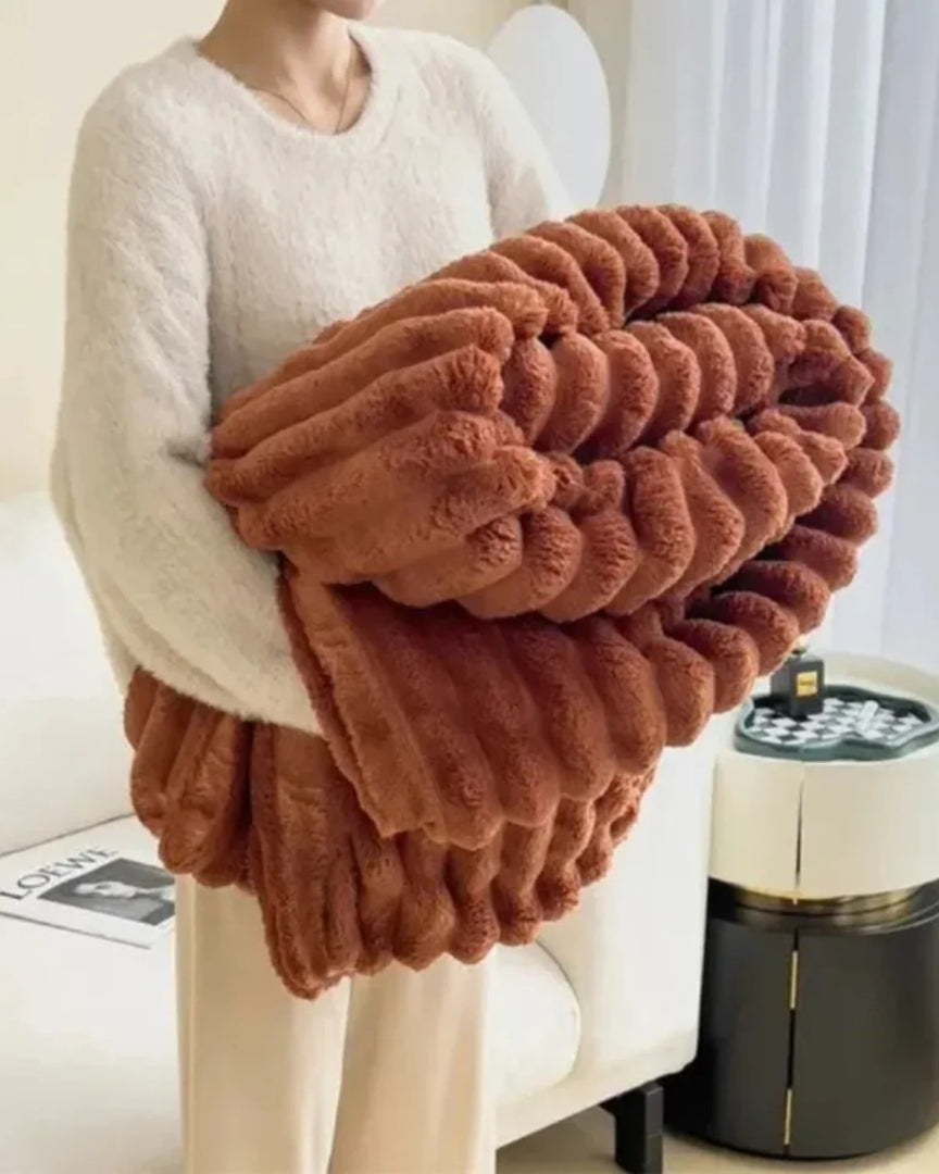 Moderne pluche plaid
