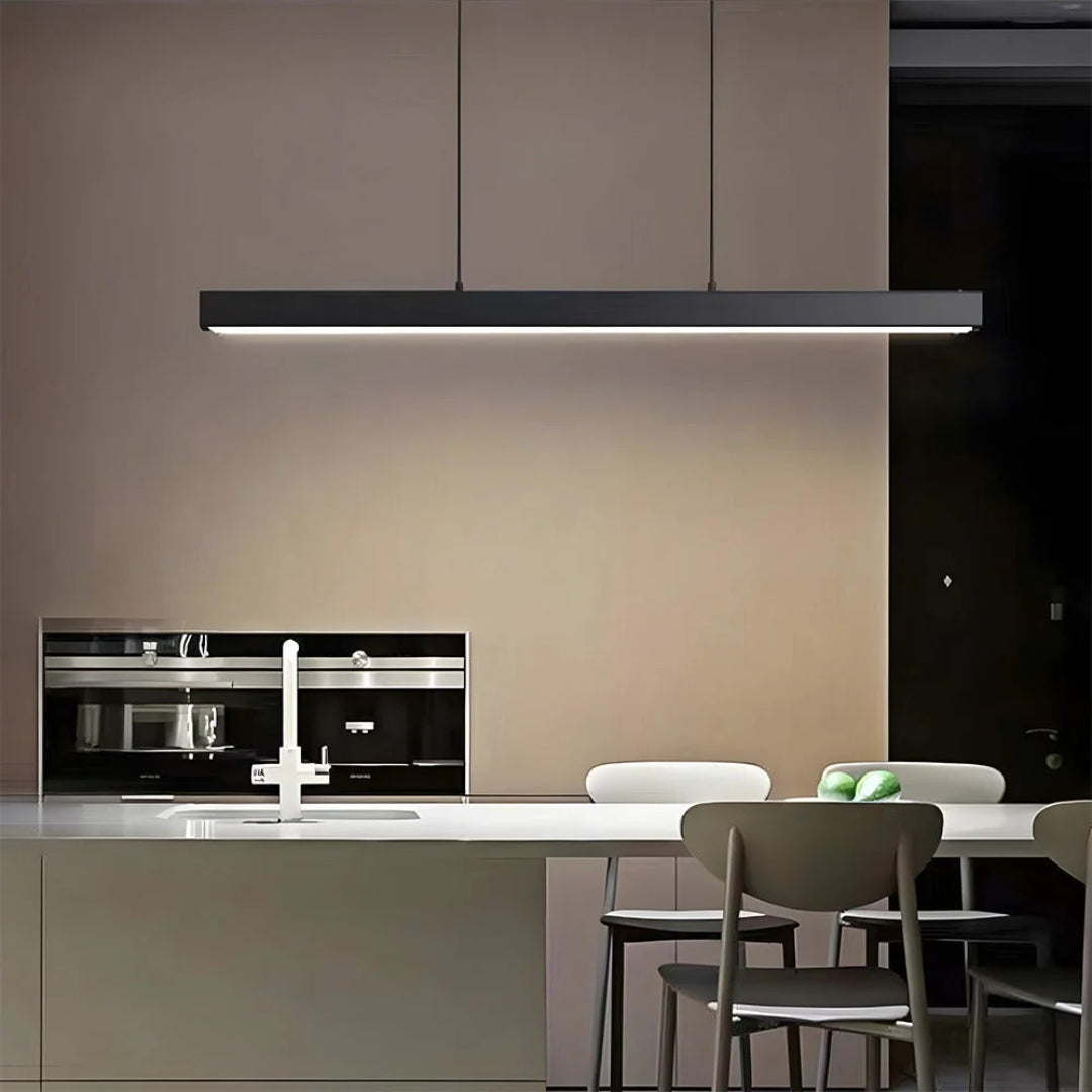 Lineaire LED metalen hanglamp