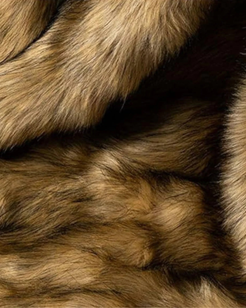 Klassieke faux fur plaid
