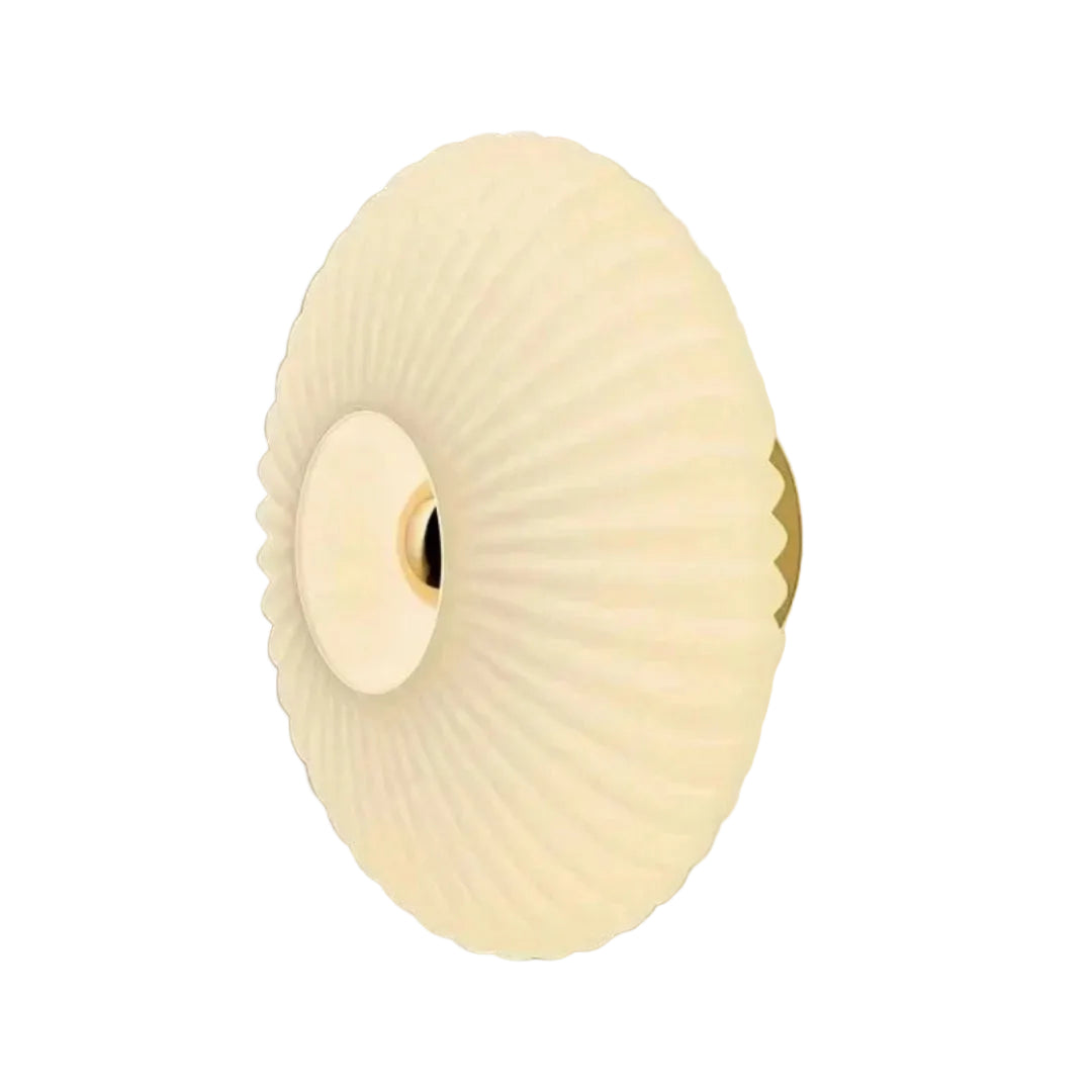 Getextureerde glazen wandlamp