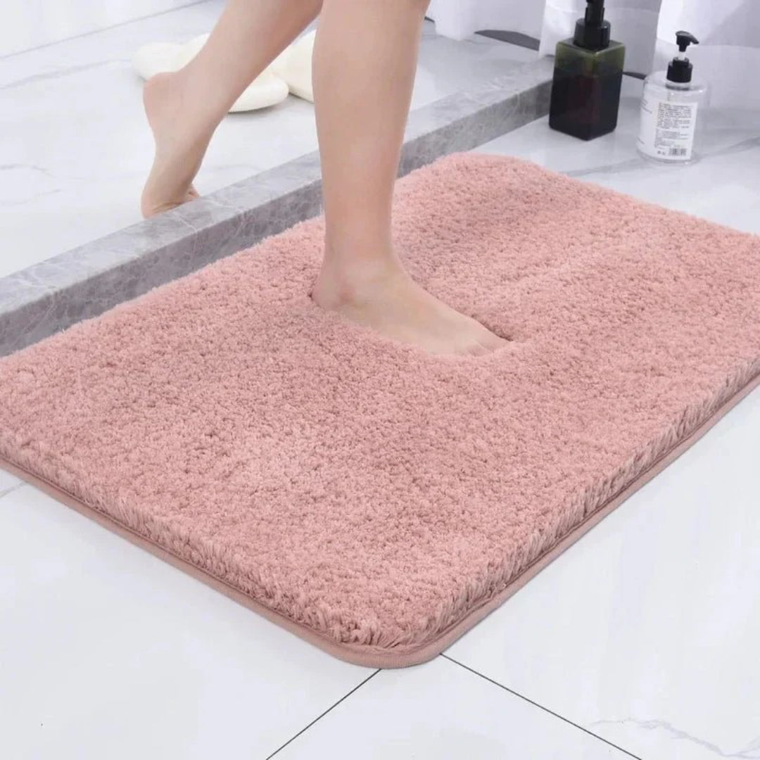 Zachte microvezel antislip badmat