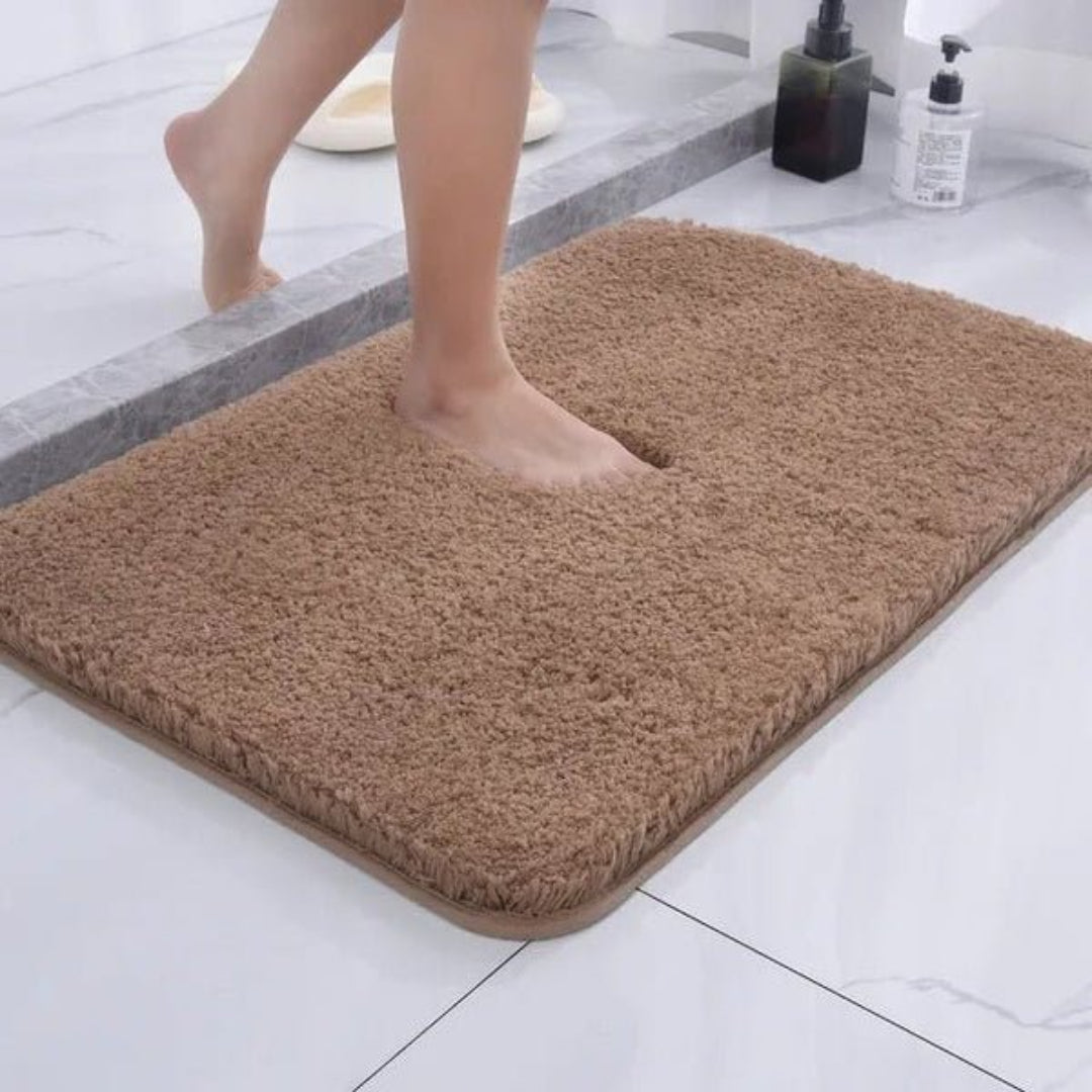 Zachte microvezel antislip badmat