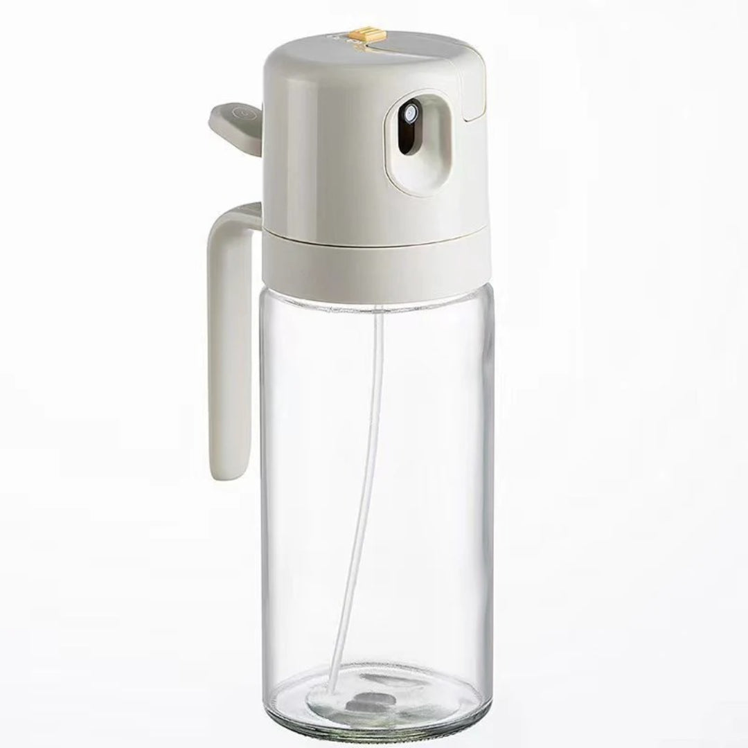 Glazen olie sprayer met drukpomp