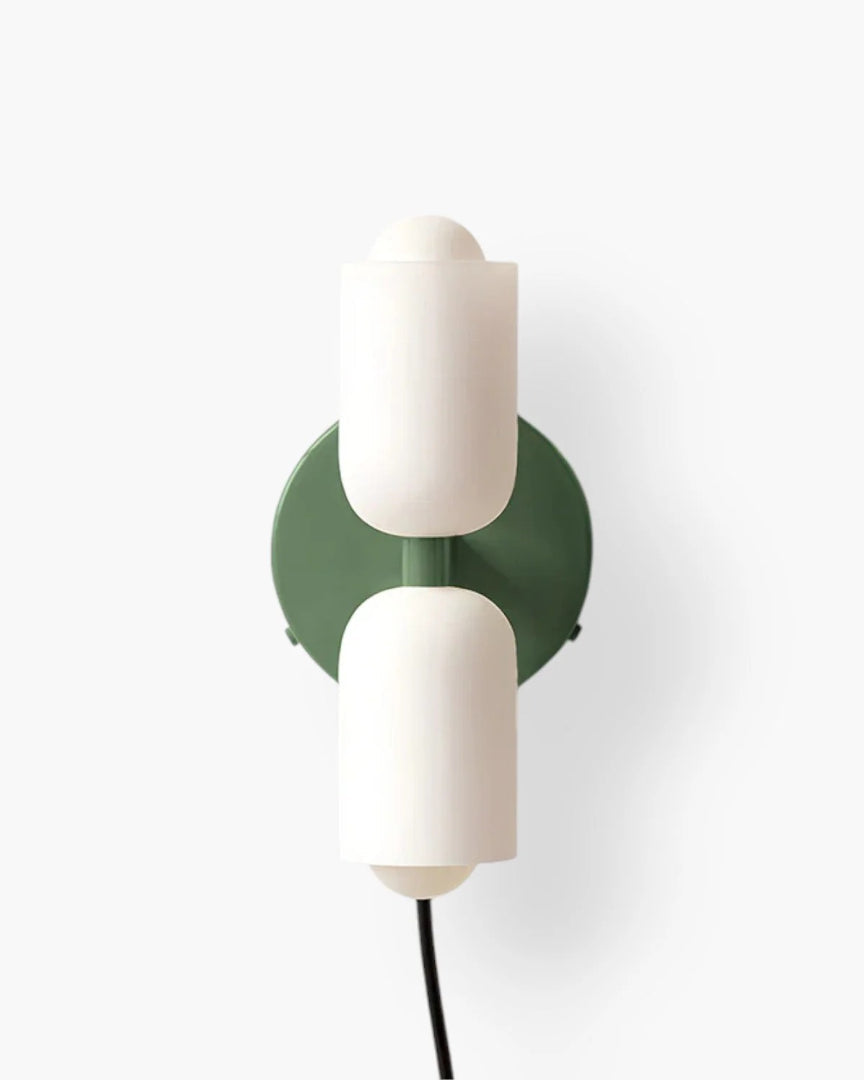 Moderne dubbele wandlamp
