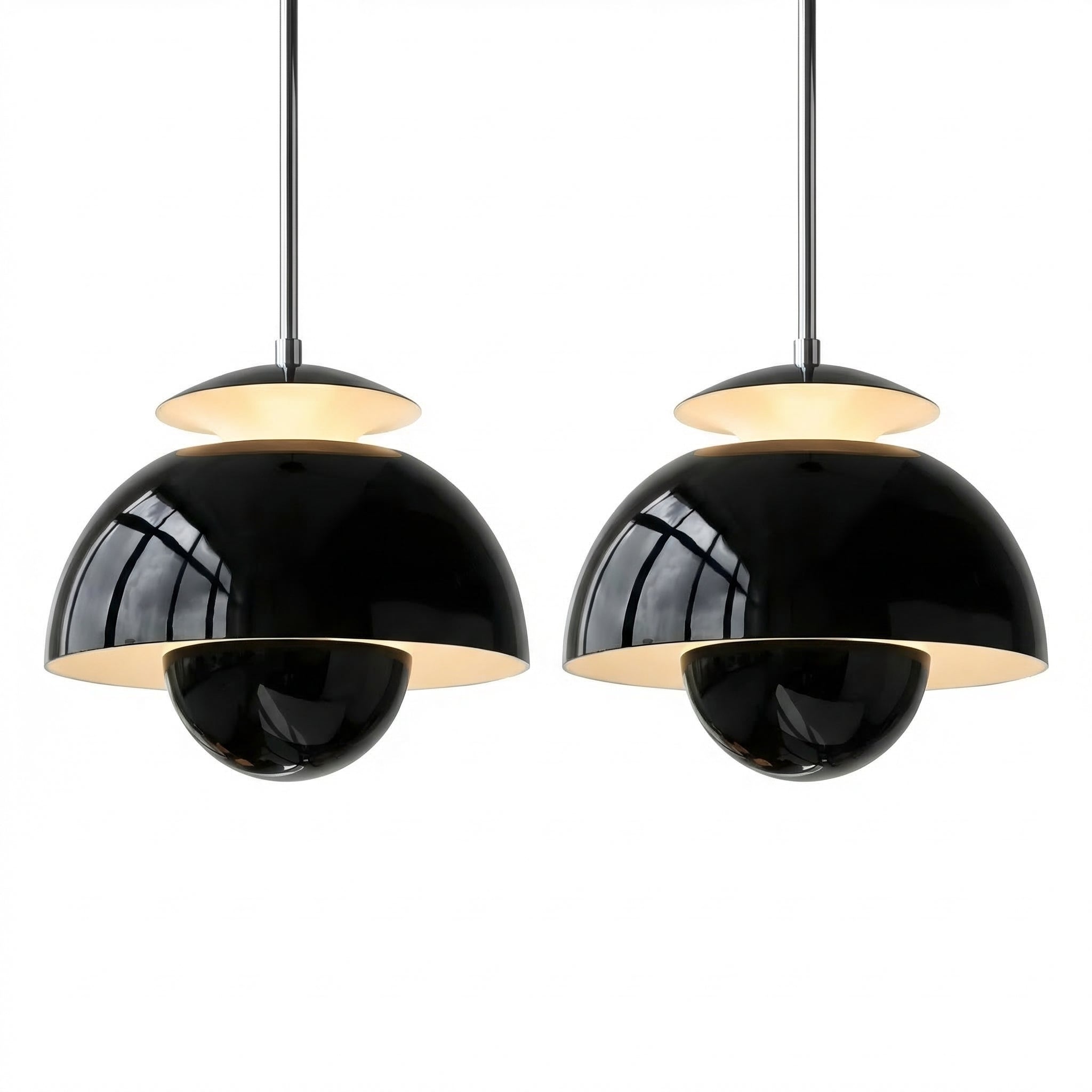 Scandinavische Glazen Koepel Hanglamp