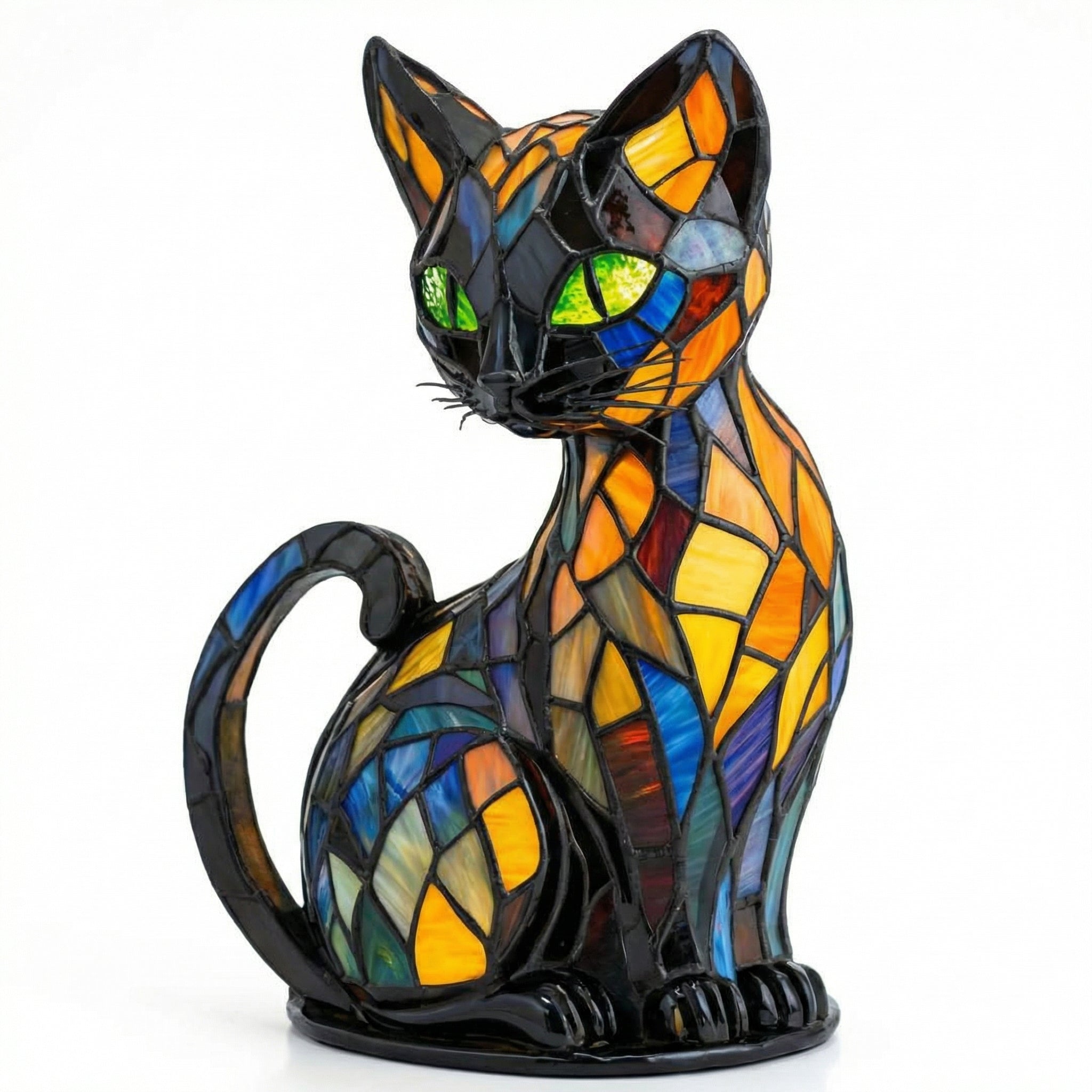 Artistieke glazen tafellamp