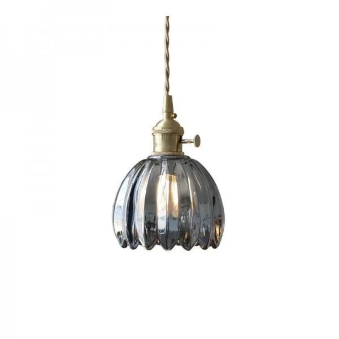 Vintage Glazen Hanglamp