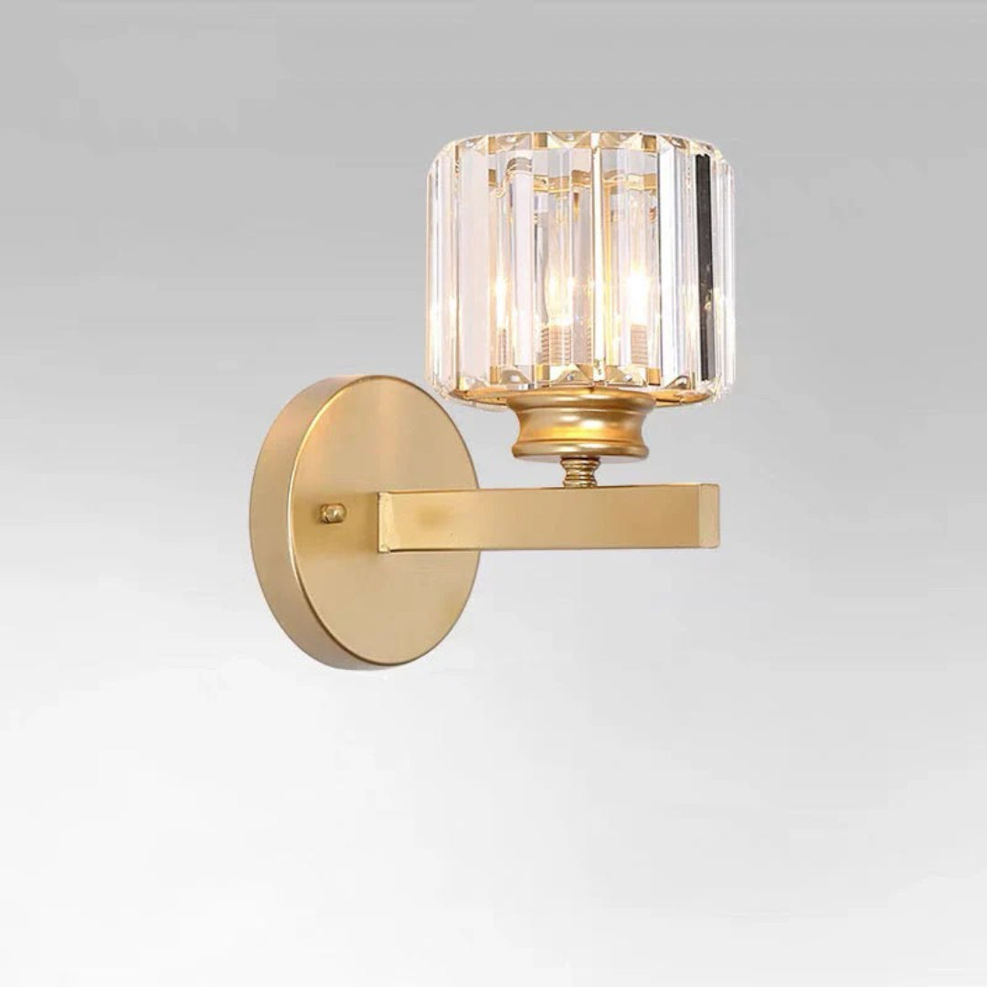 Industriële Glazen Wandlamp