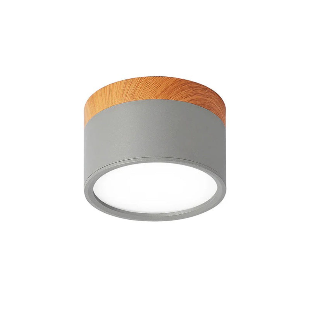 Nordische houten plafondlamp